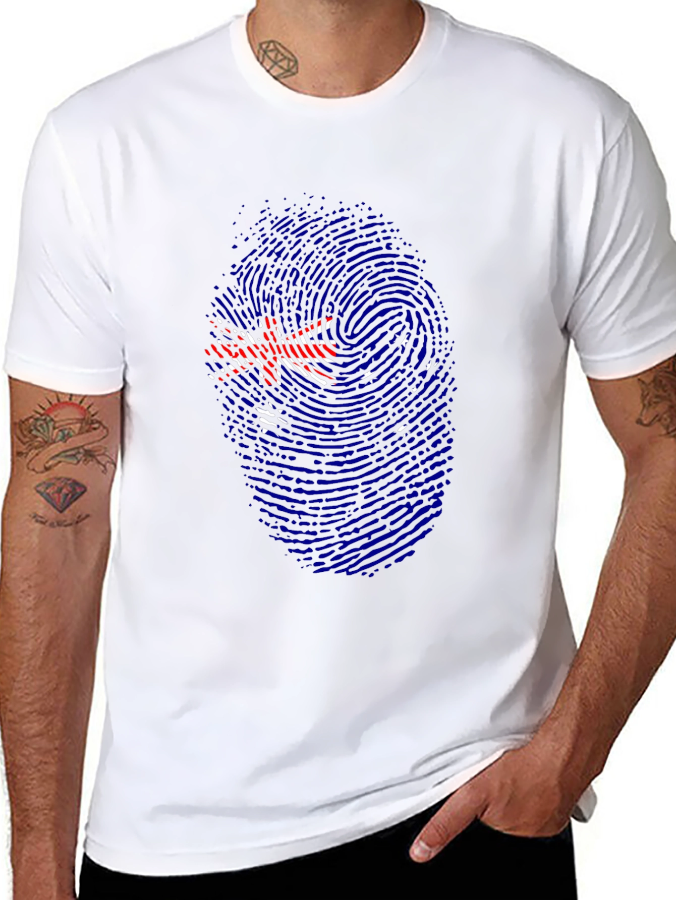 Aussie Pride Mens Black Tee