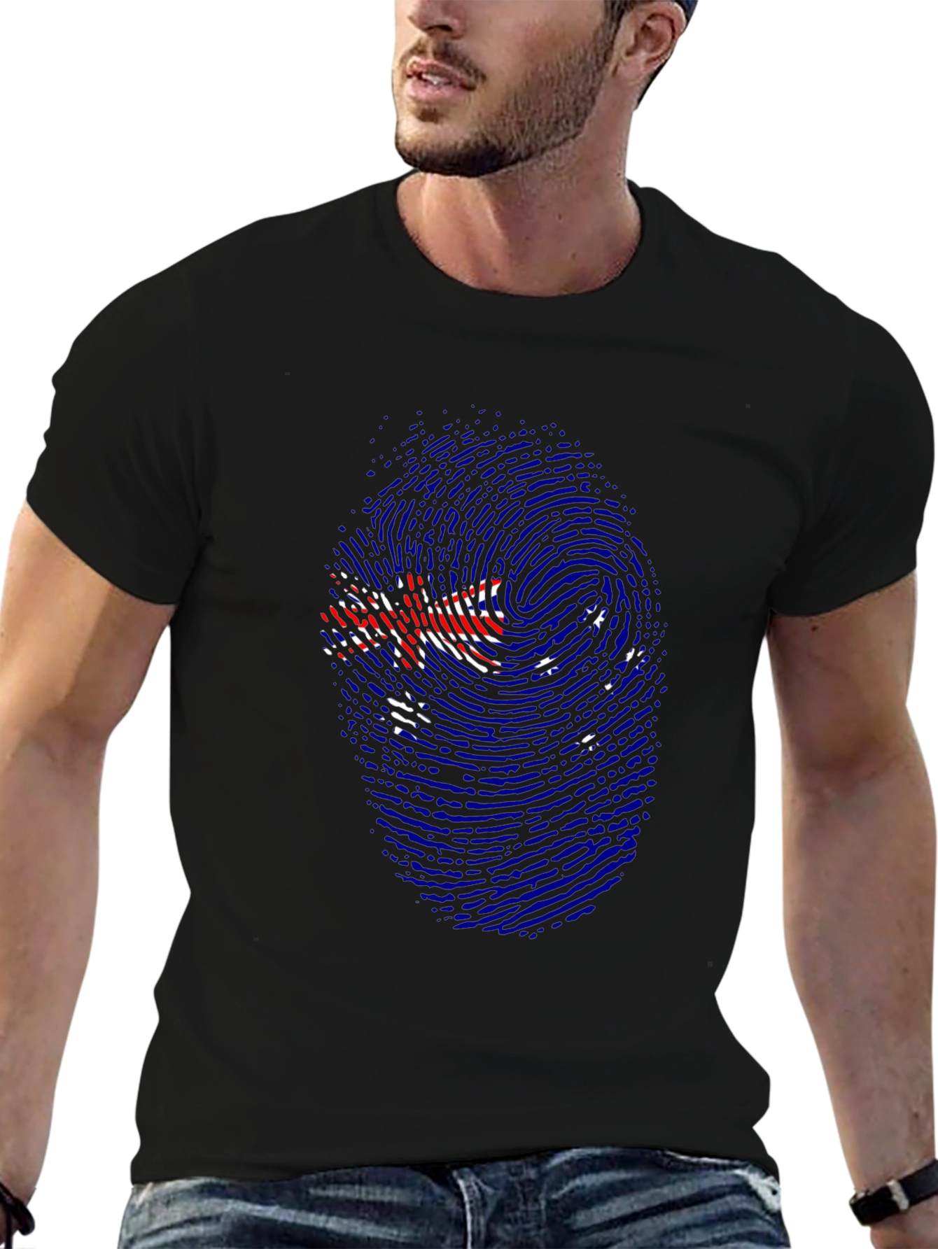 Aussie Pride Mens Black Tee