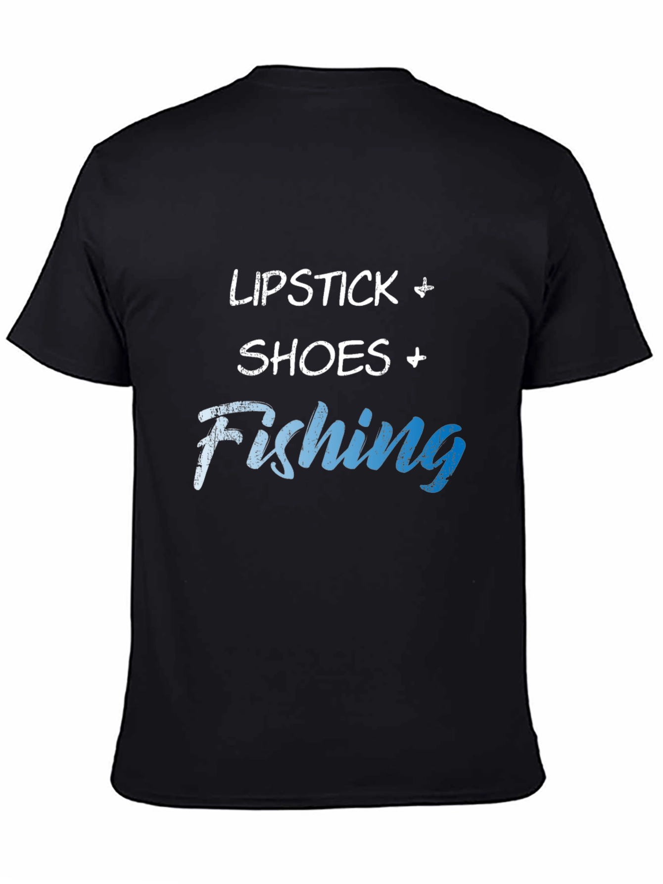 Lipstick Shoes Fishing Graphic Tee