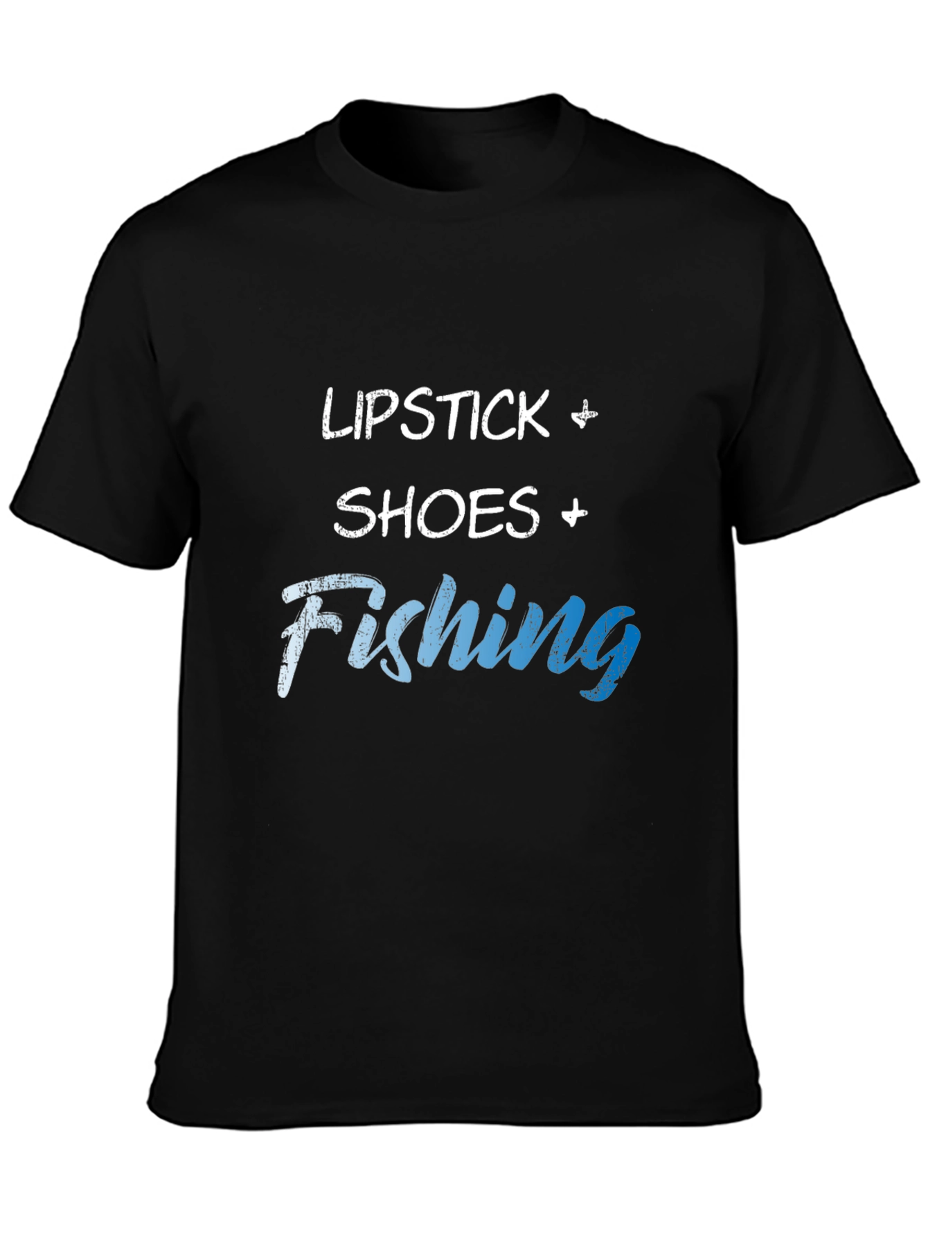 Lipstick Shoes Fishing Graphic Tee