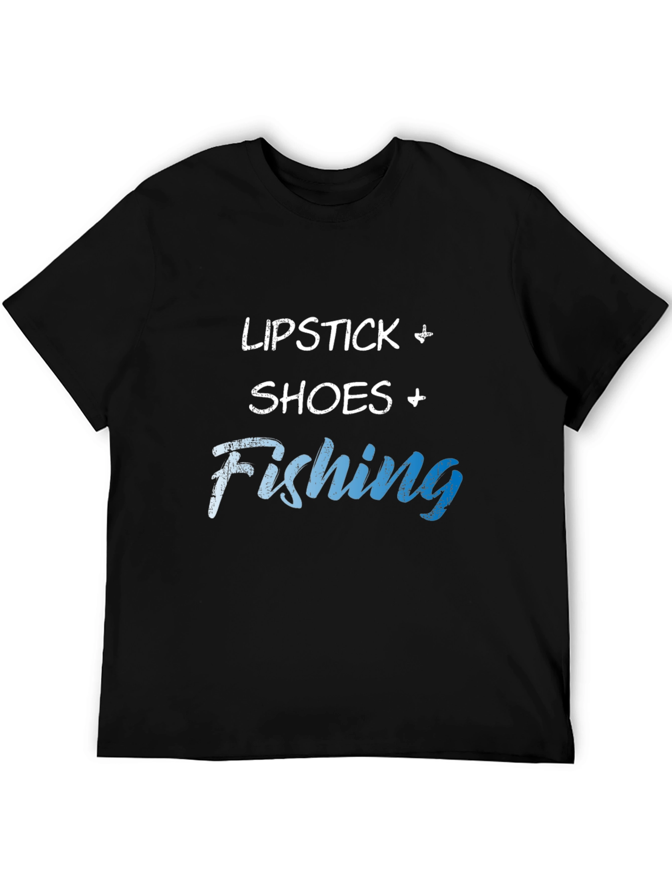 Lipstick Shoes Fishing Graphic Tee