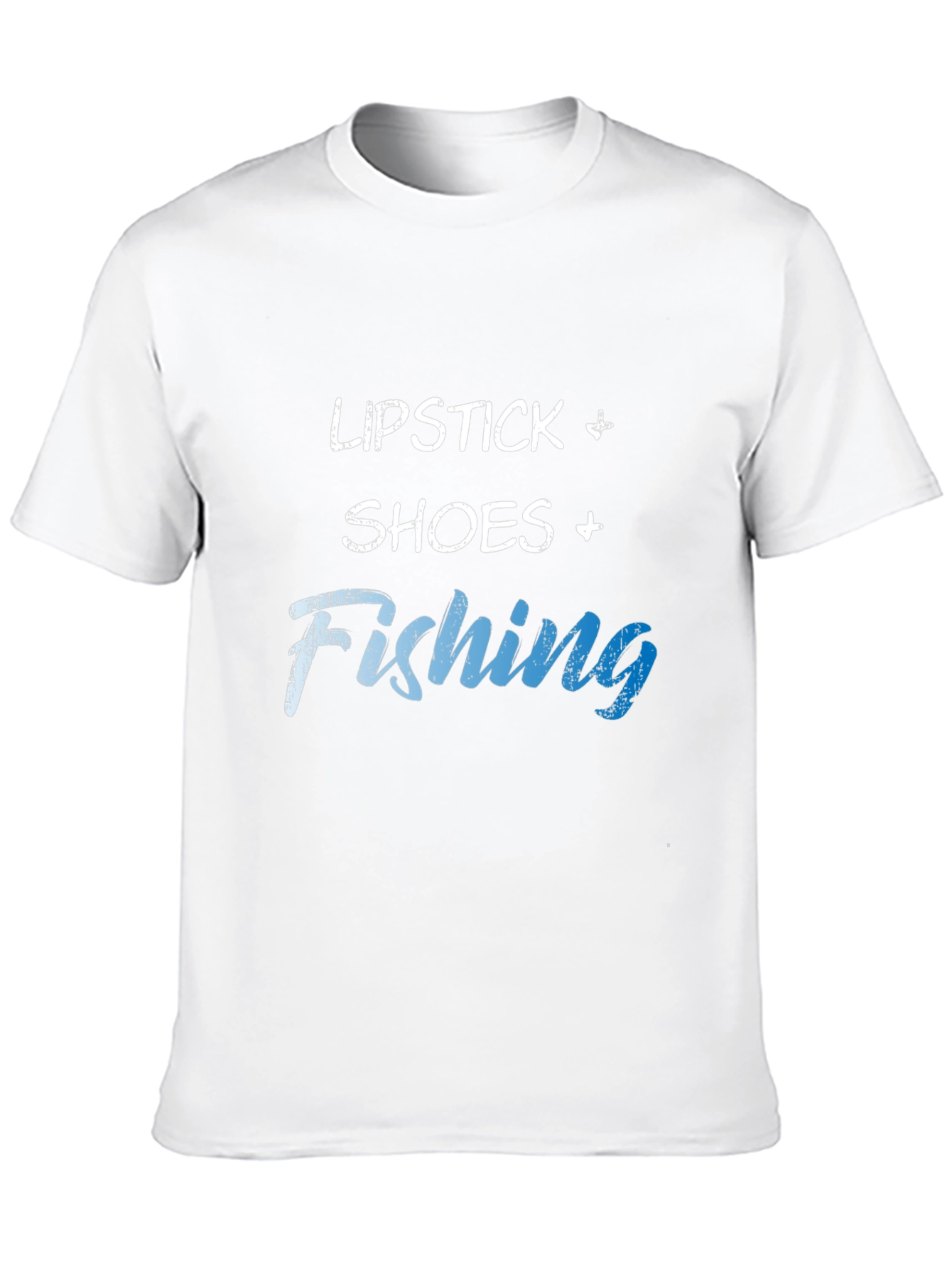 Lipstick Shoes Fishing Graphic Tee