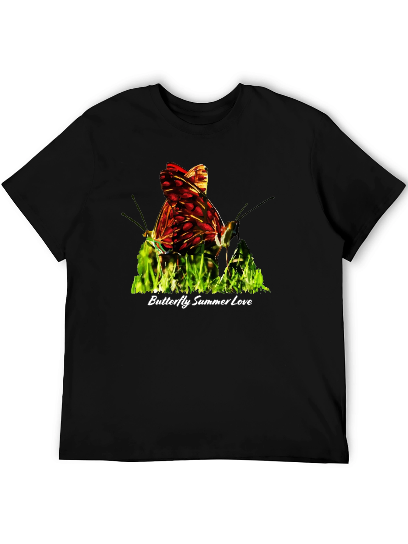 Butterfly Summer Love Graphic T-Shirt