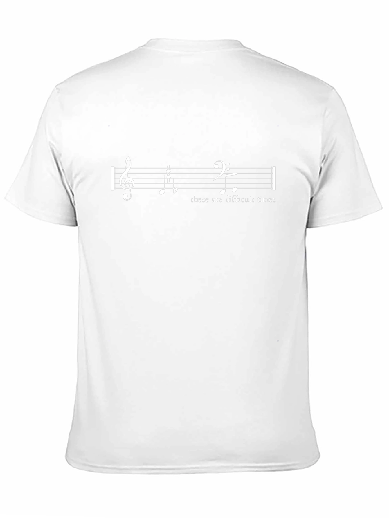 Musical These Are Difficult Times Graphic T-Shirt