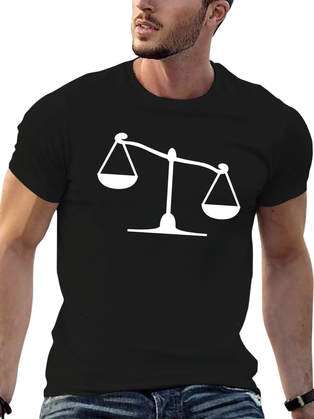 Scales of Justice Graphic T-Shirt