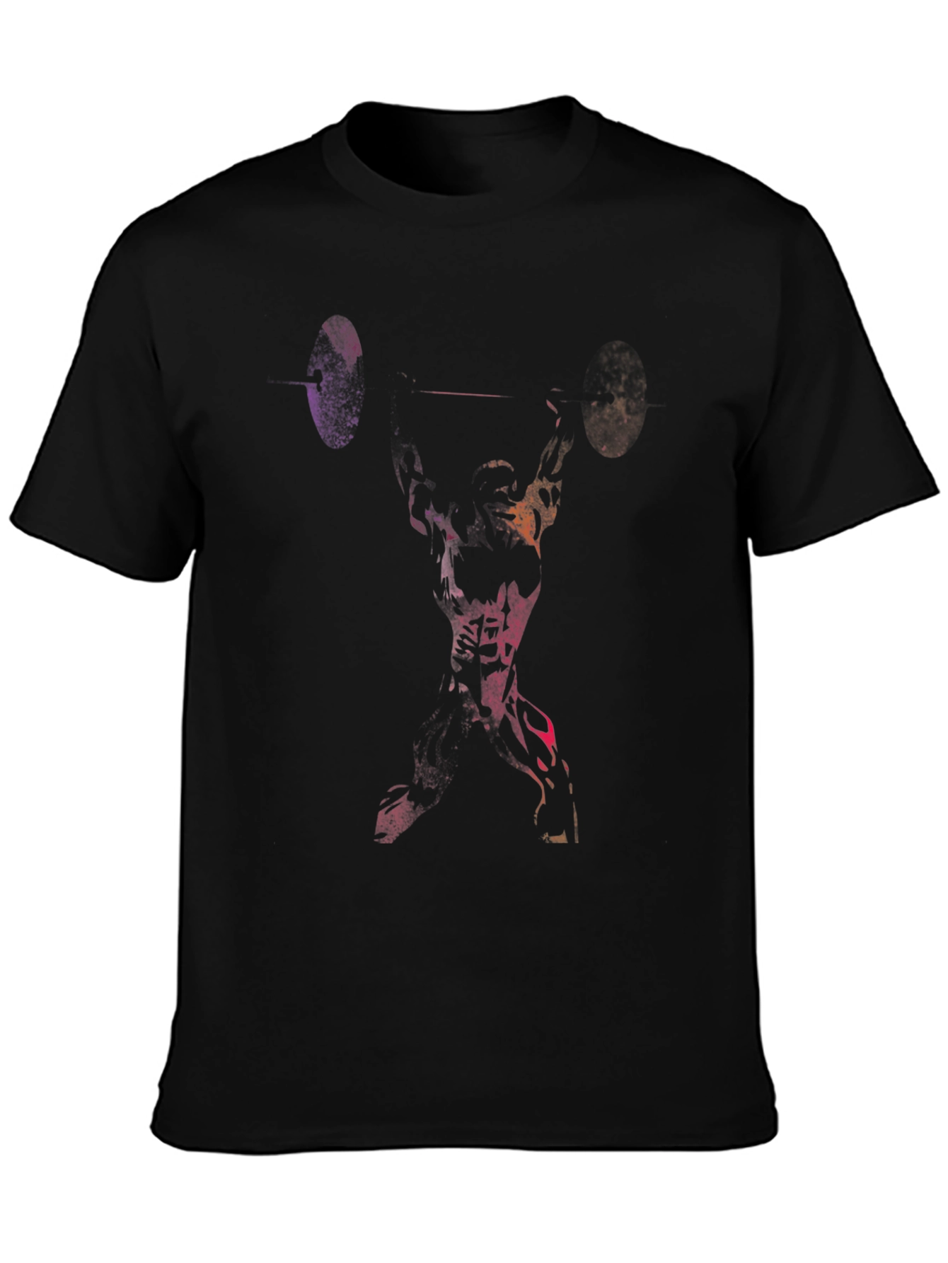 Weightlifter Graphic T-Shirt - Black