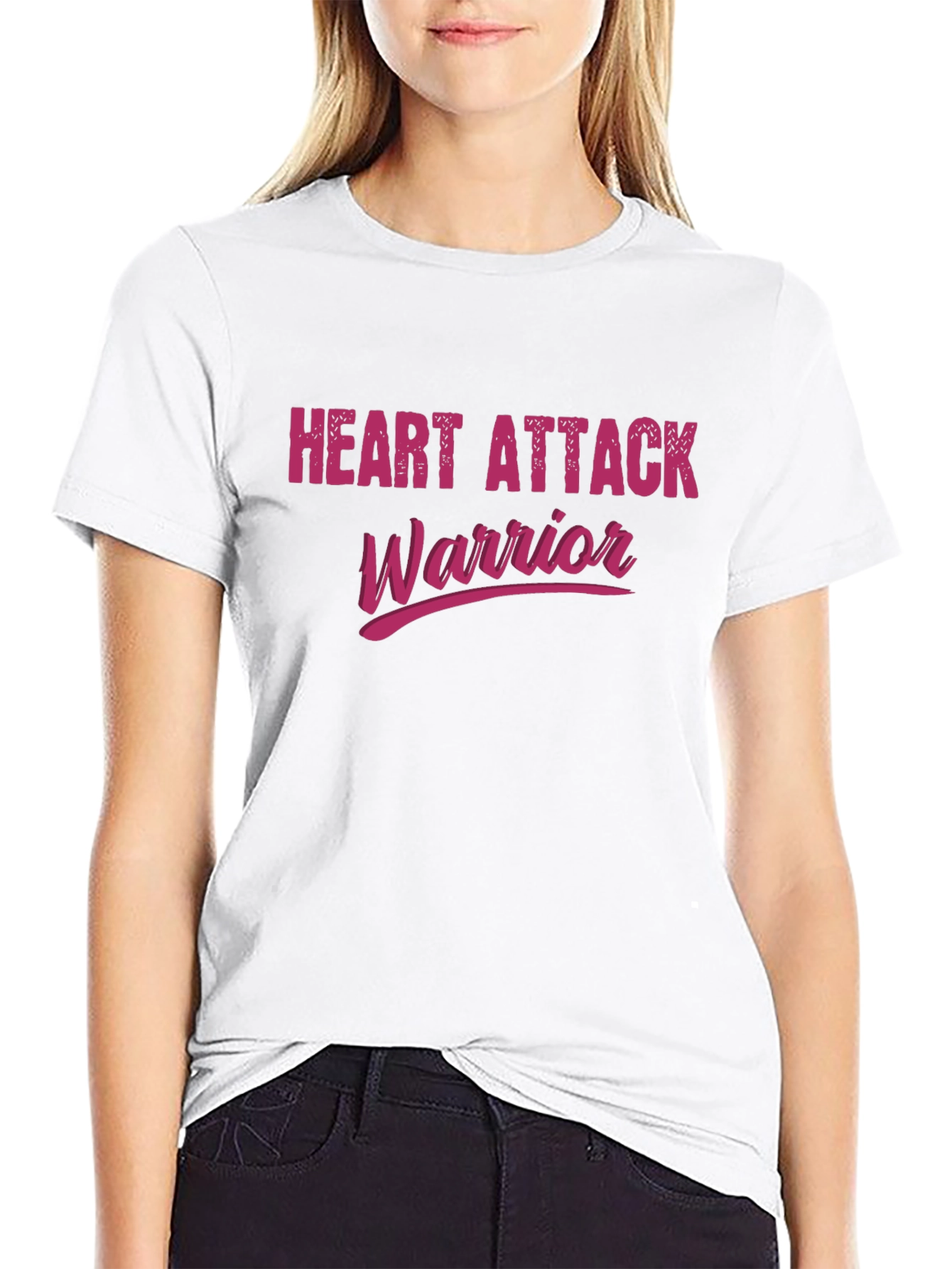 Heart Attack Warrior T-Shirt - Black