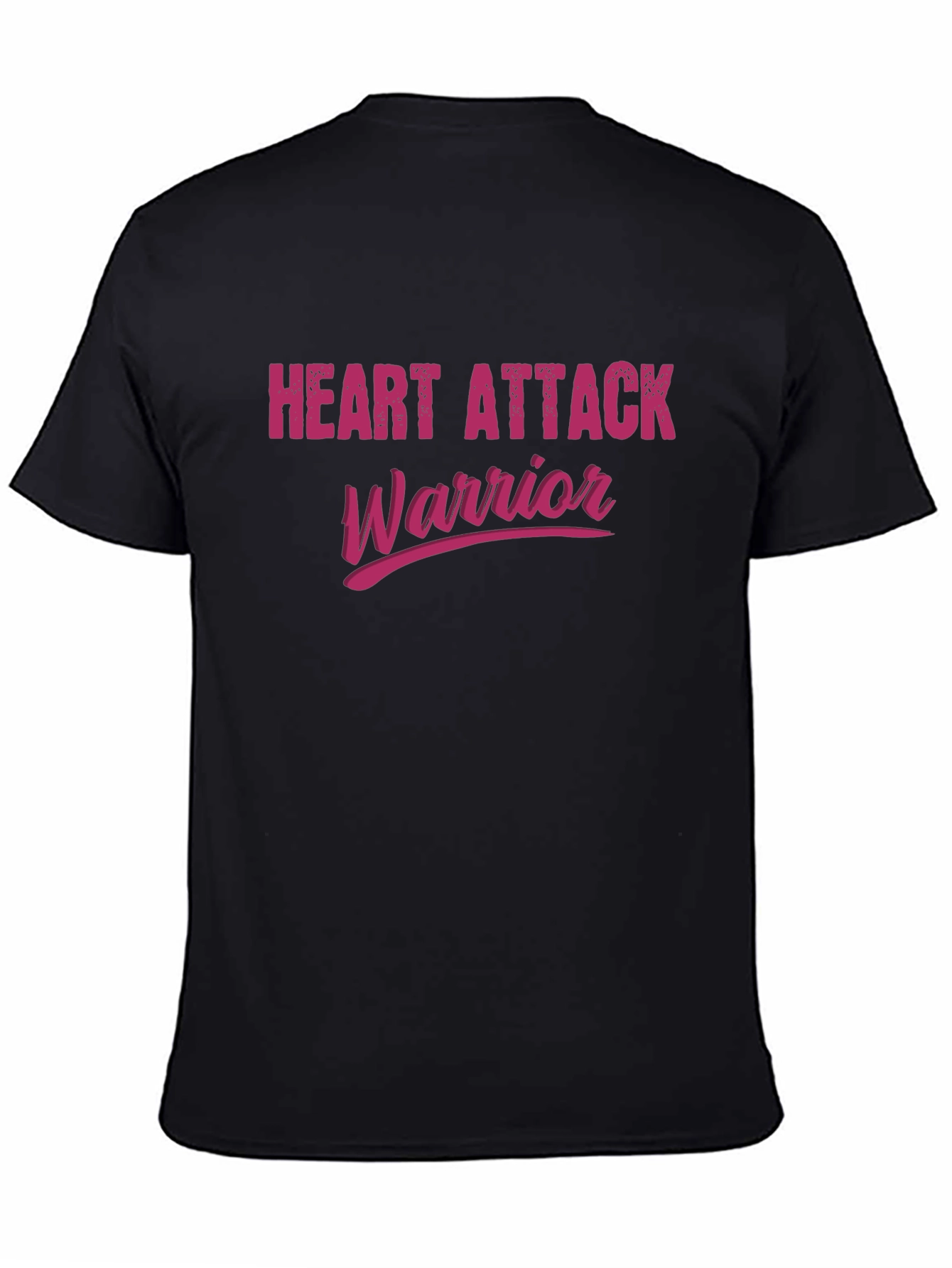 Heart Attack Warrior T-Shirt - Black