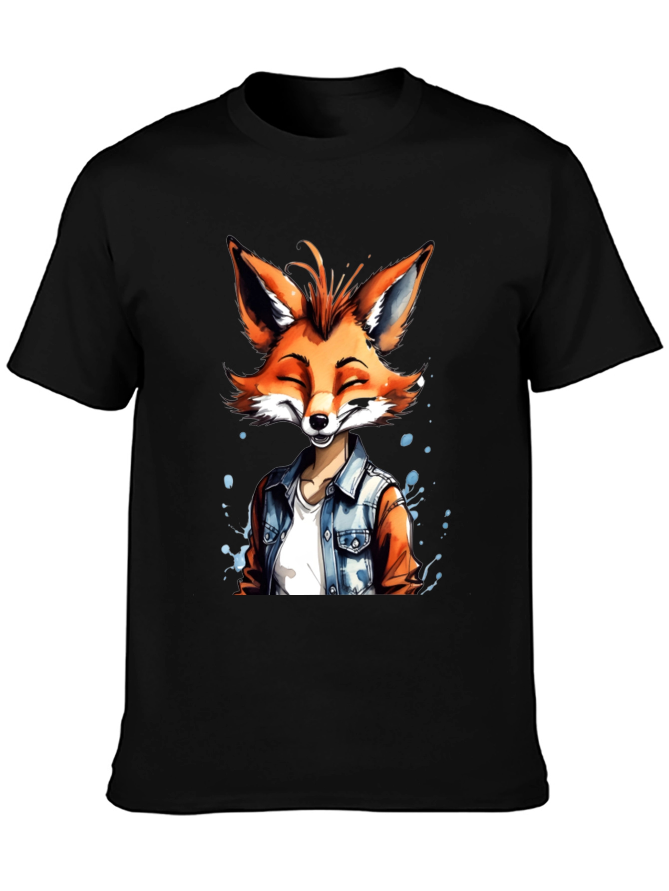 Trendy Fox Graphic Tee - Cool Casual Wear