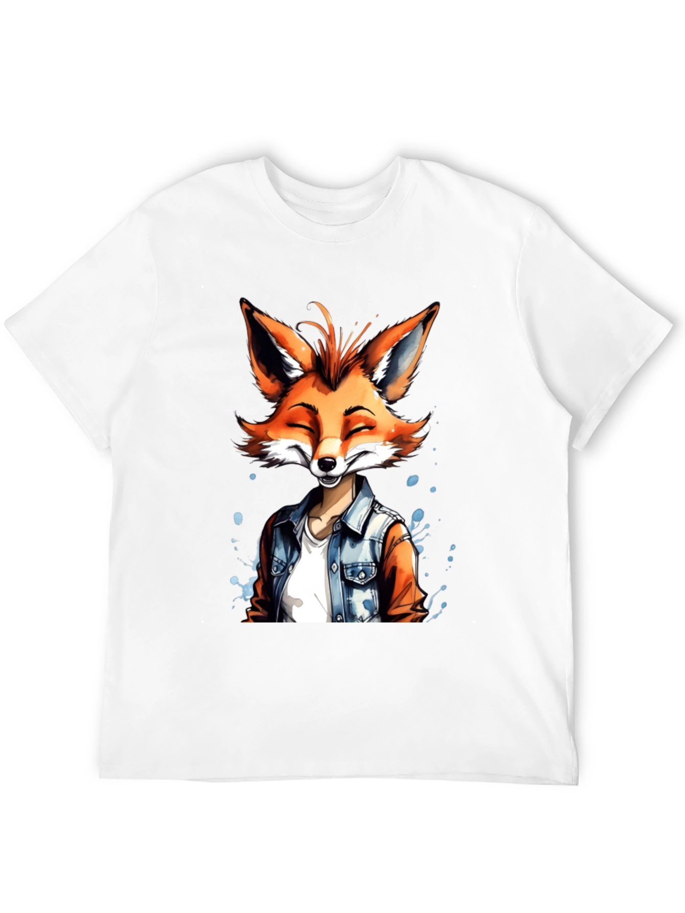 Trendy Fox Graphic Tee - Cool Casual Wear
