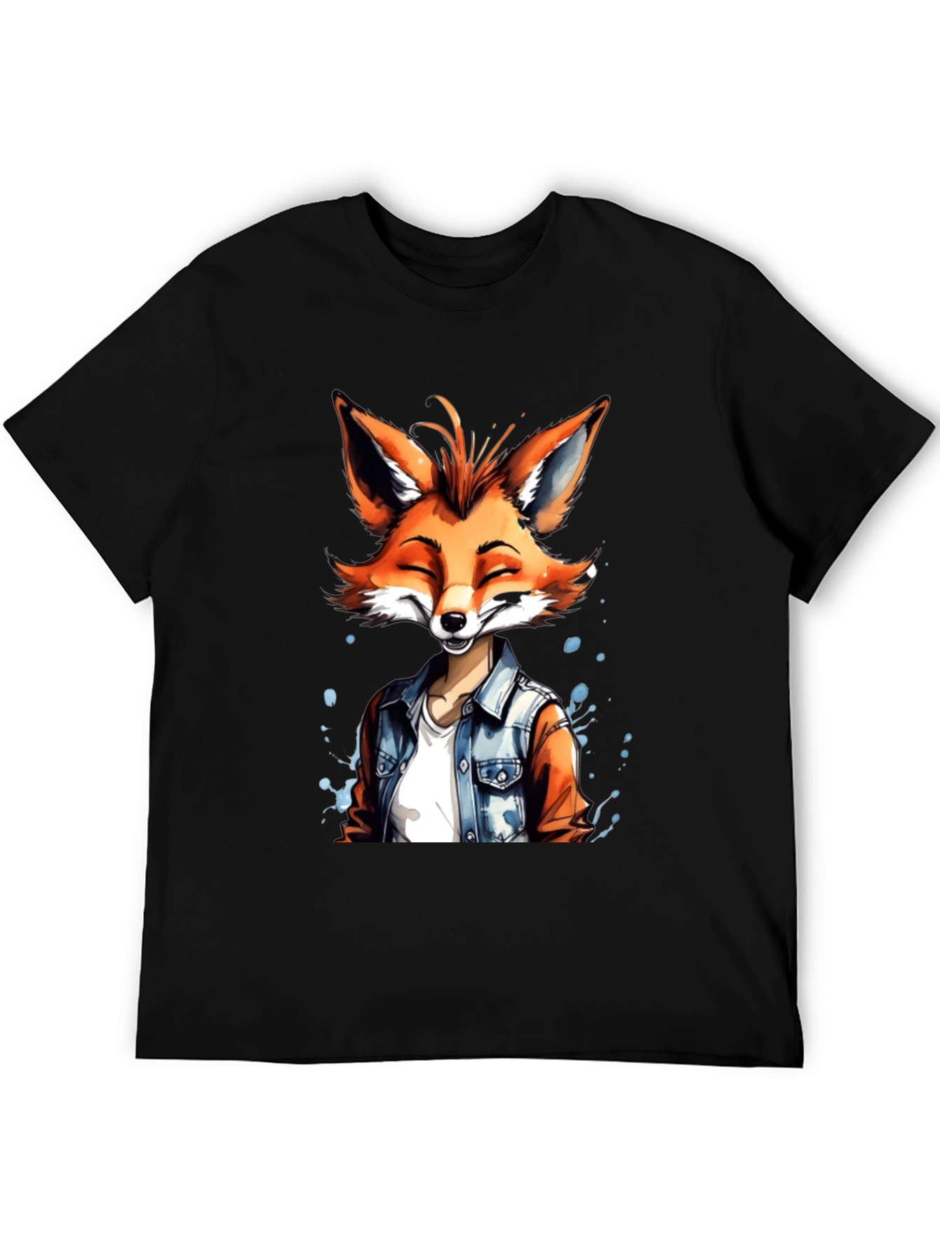 Trendy Fox Graphic Tee - Cool Casual Wear