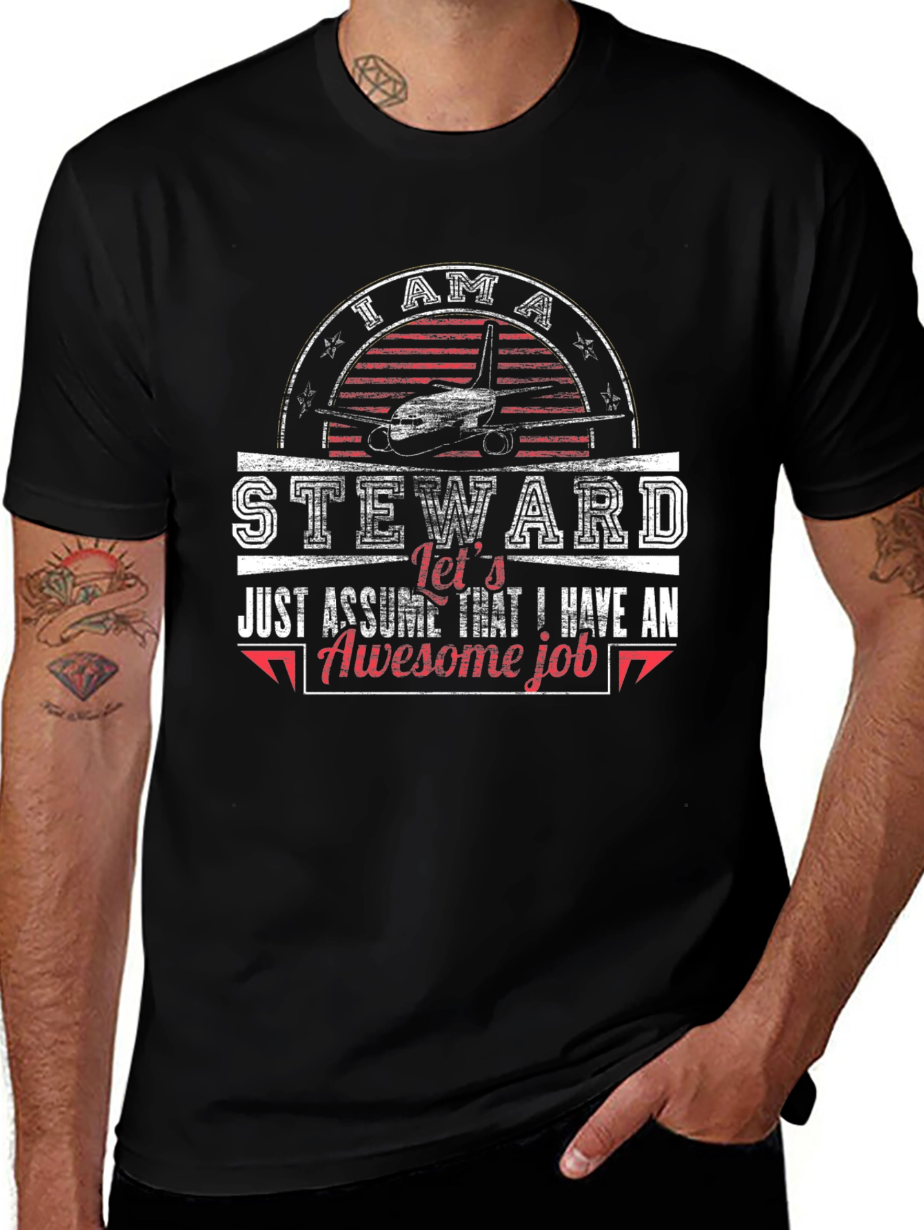 I Am A Steward Awesome Job T-Shirt