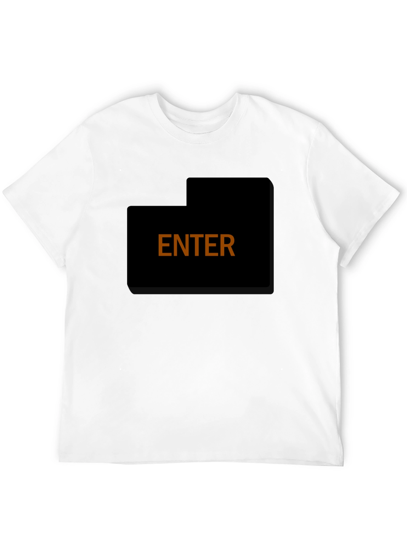 Enter T-Shirt - Simple Bold Design Comfortable Fit