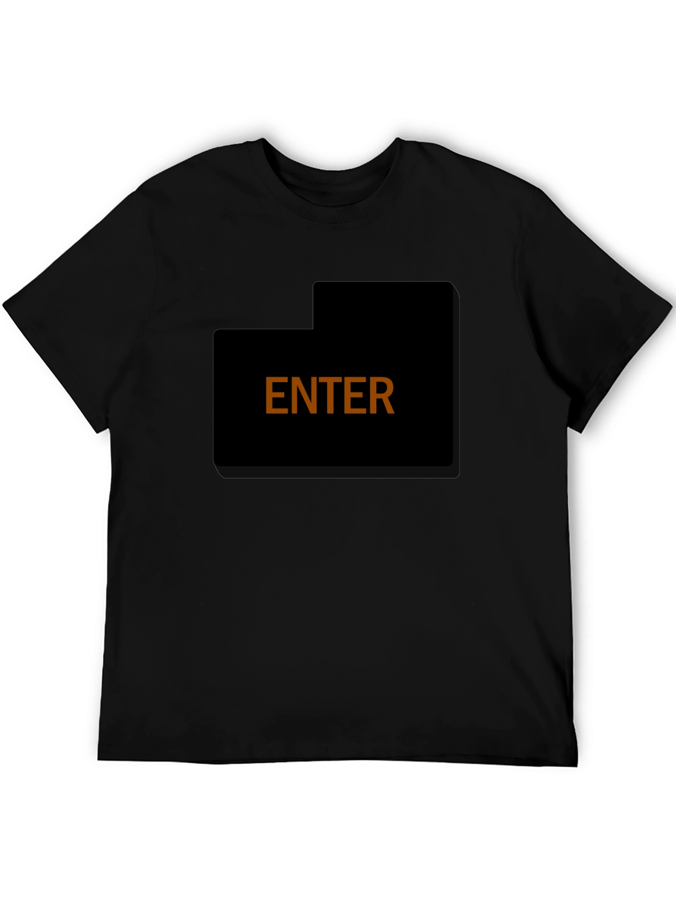 Enter T-Shirt - Simple Bold Design Comfortable Fit