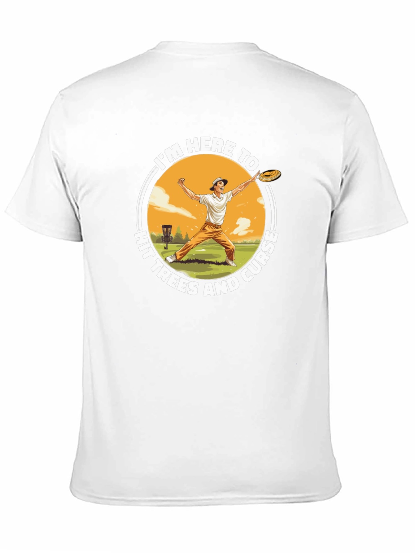 Disc Golf T-Shirt - Hit Trees and Curse