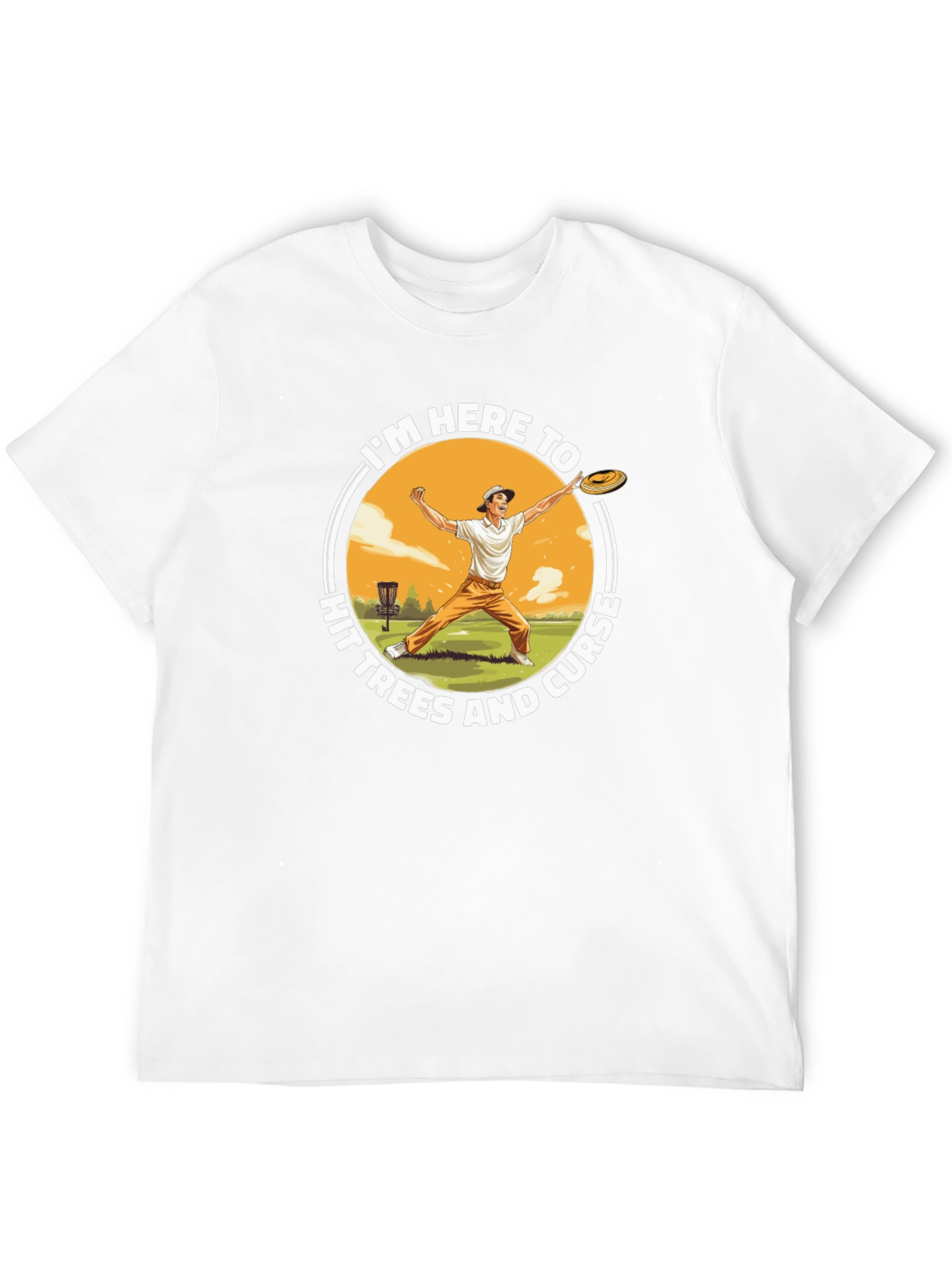 Disc Golf T-Shirt - Hit Trees and Curse