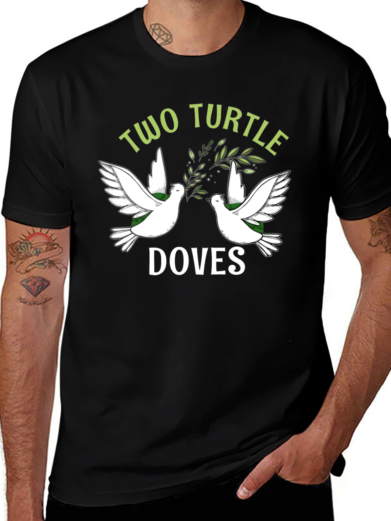 Two Turtle Doves Holiday T-Shirt