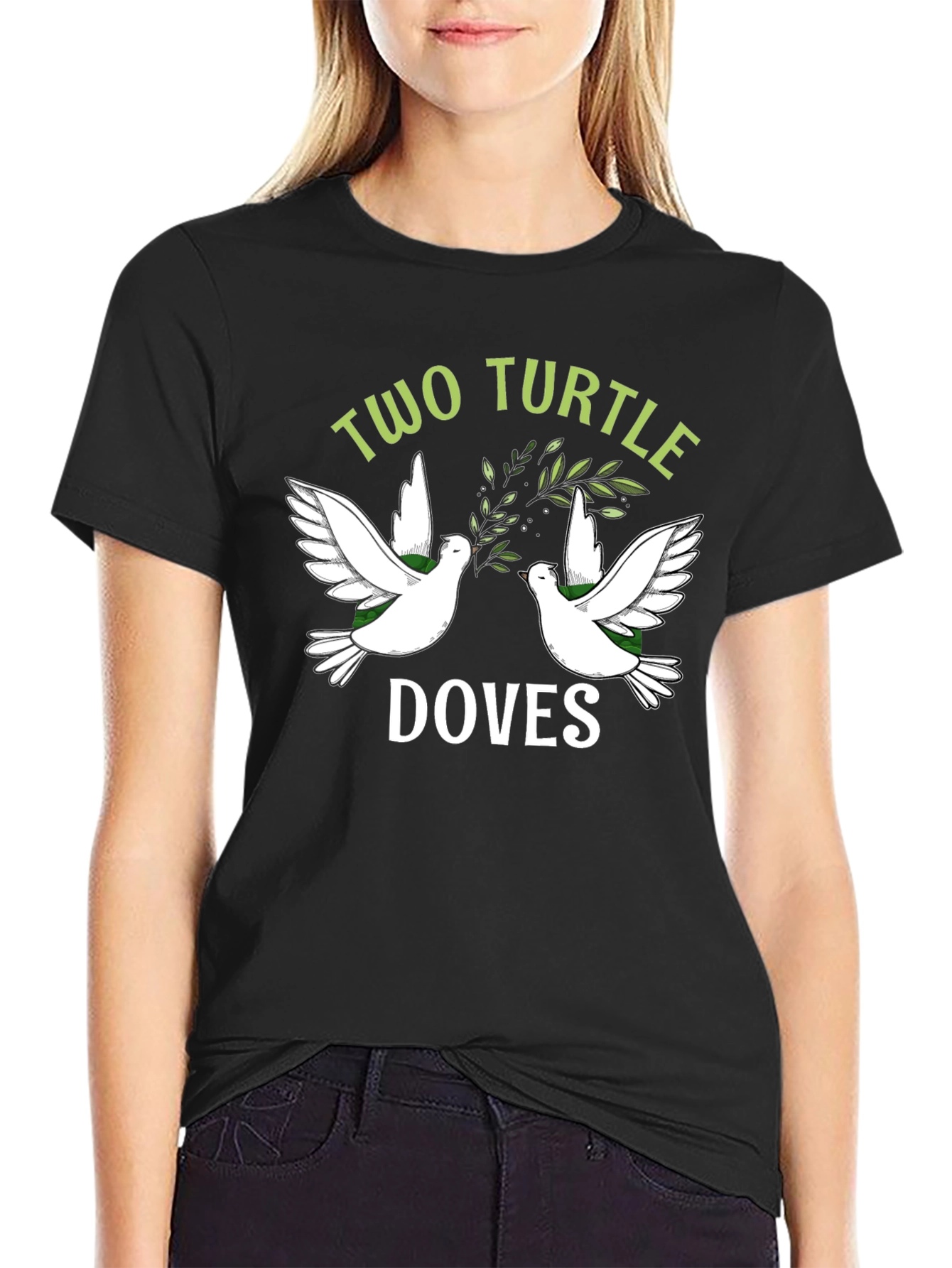 Two Turtle Doves Holiday T-Shirt