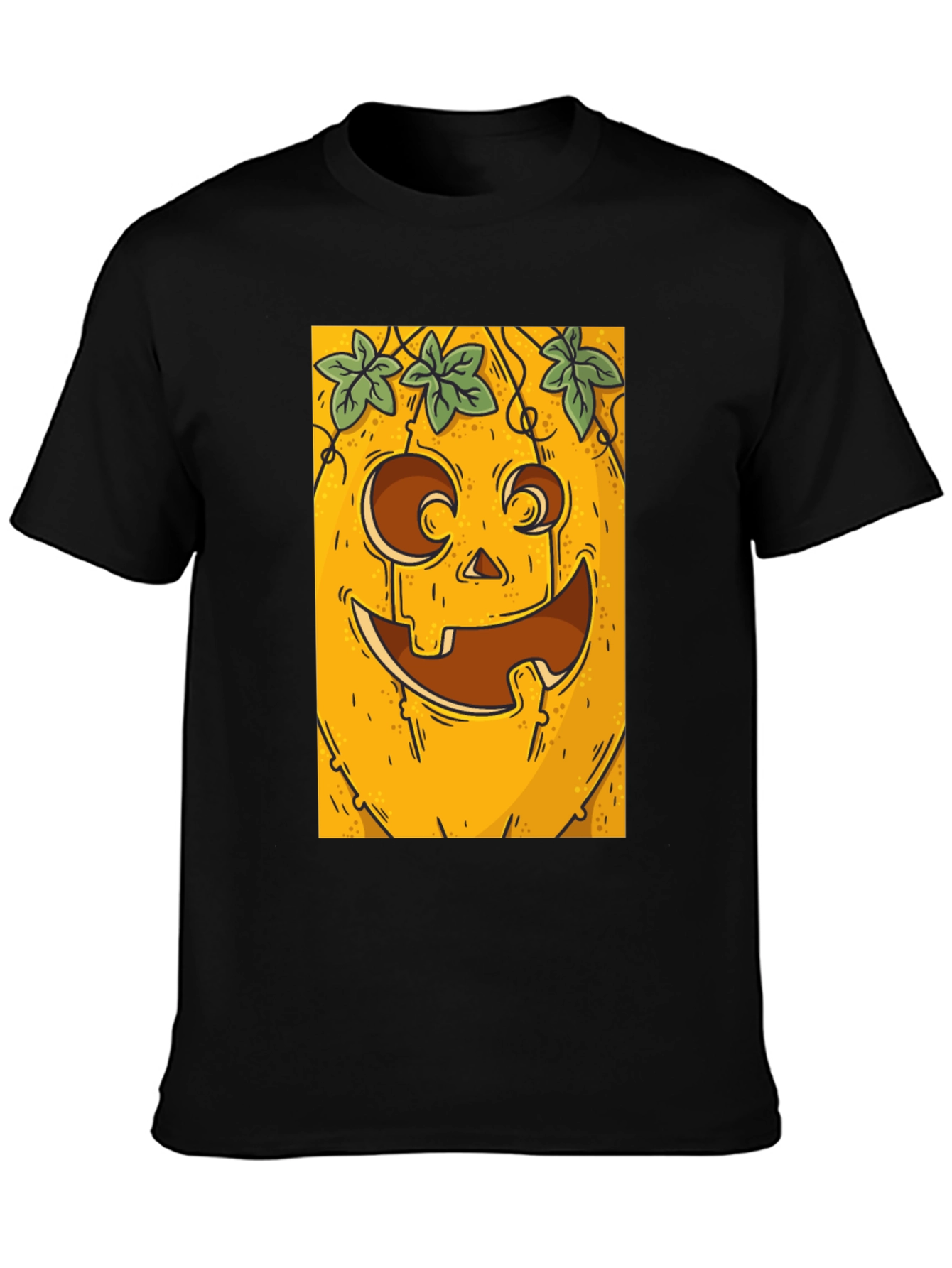 Spooky Pumpkin Graphic Tee - Halloween Shirt