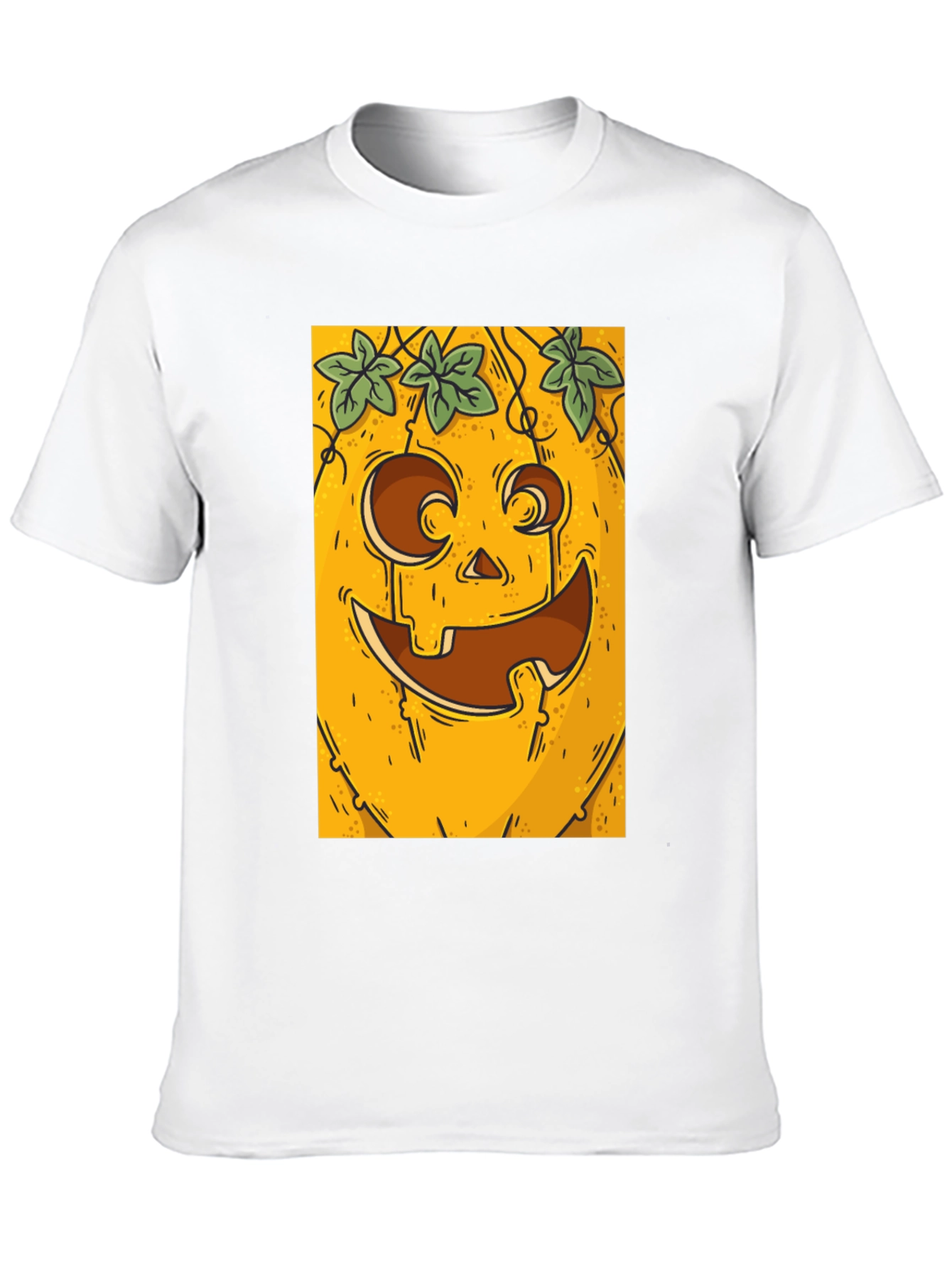 Spooky Pumpkin Graphic Tee - Halloween Shirt
