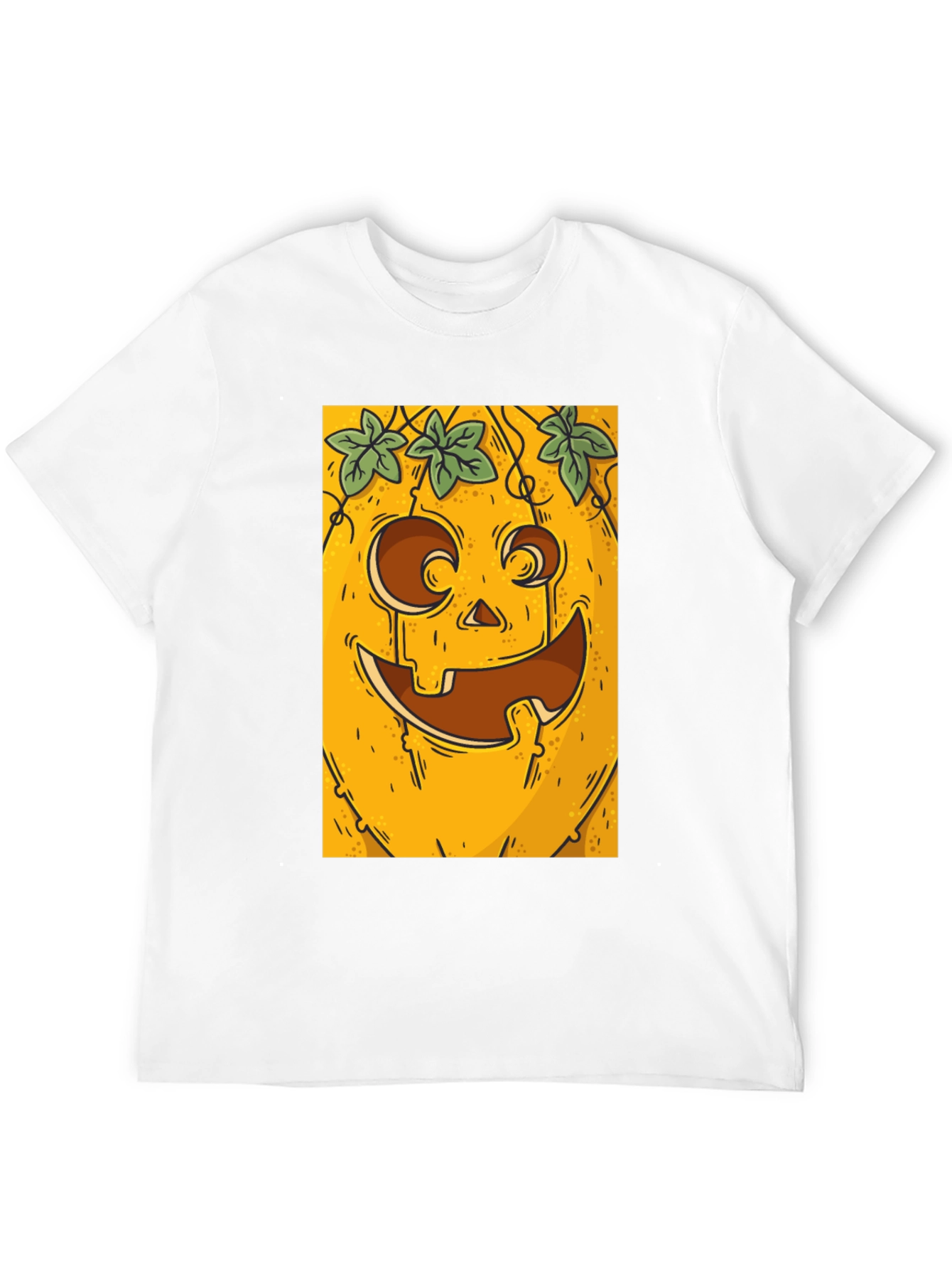 Spooky Pumpkin Graphic Tee - Halloween Shirt