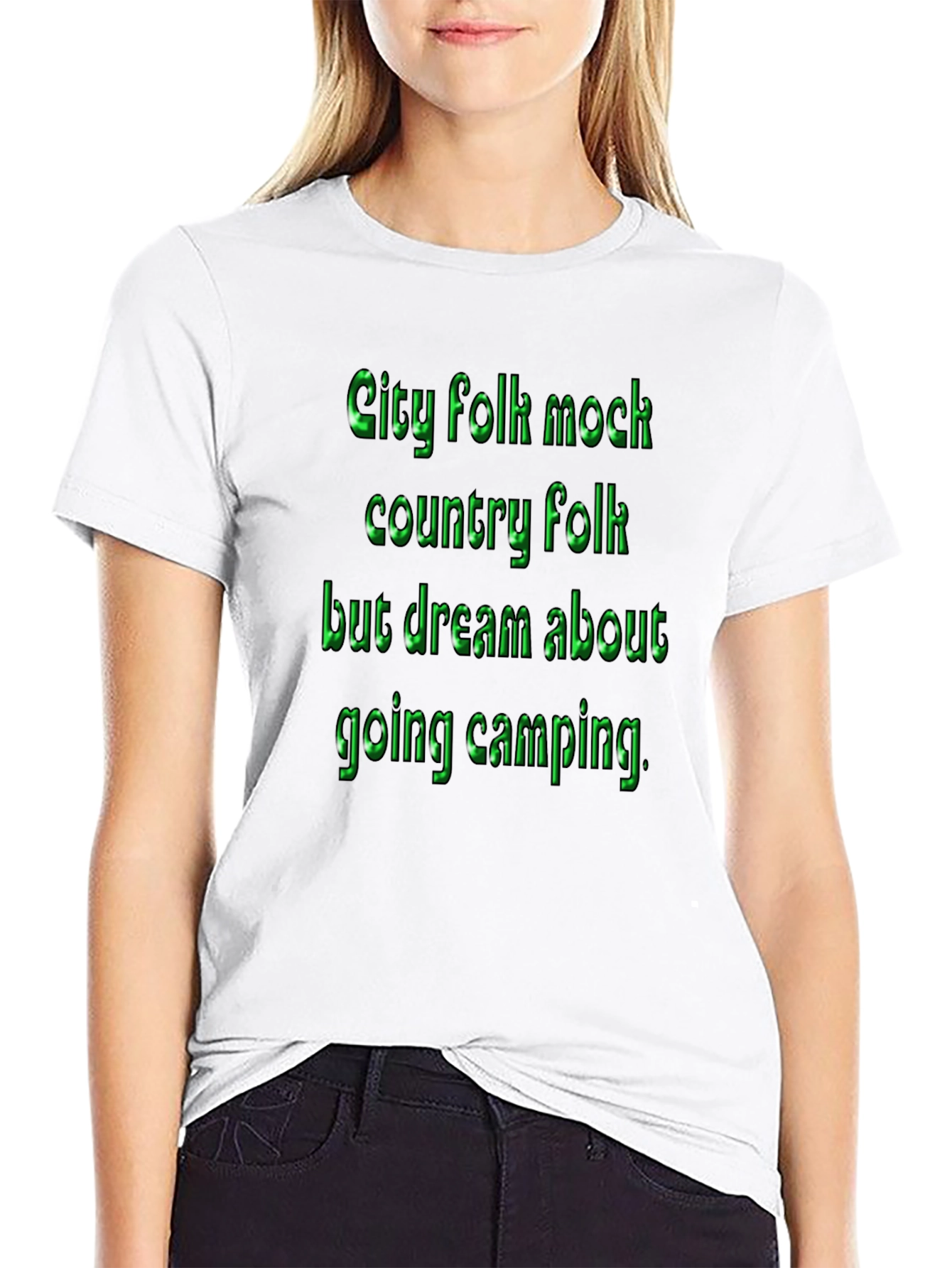 City Folk Camping T-Shirt - Country Humor Tee