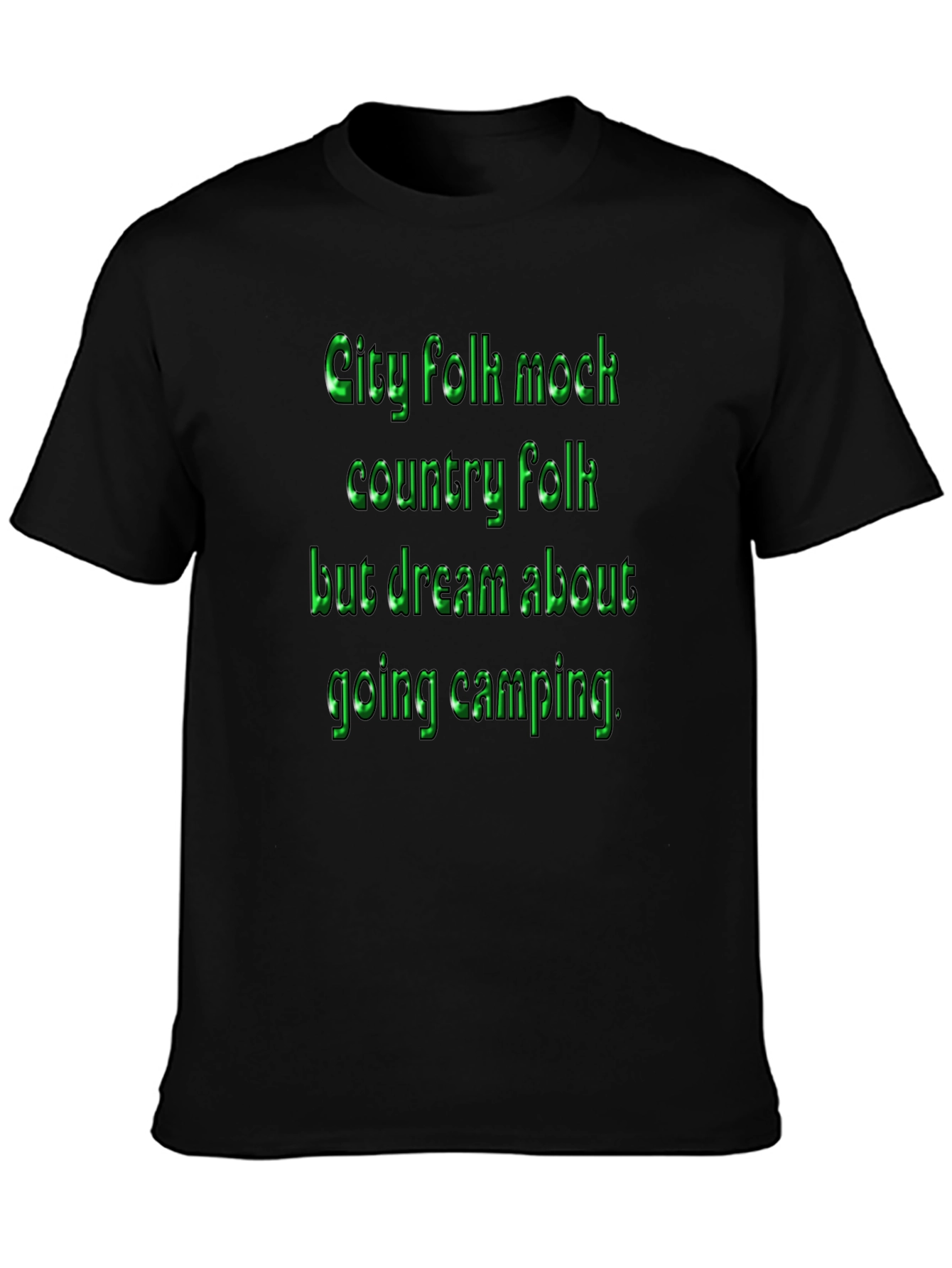 City Folk Camping T-Shirt - Country Humor Tee