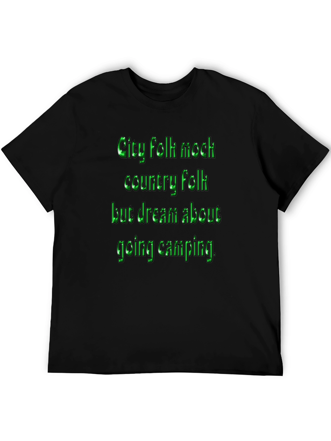 City Folk Camping T-Shirt - Country Humor Tee
