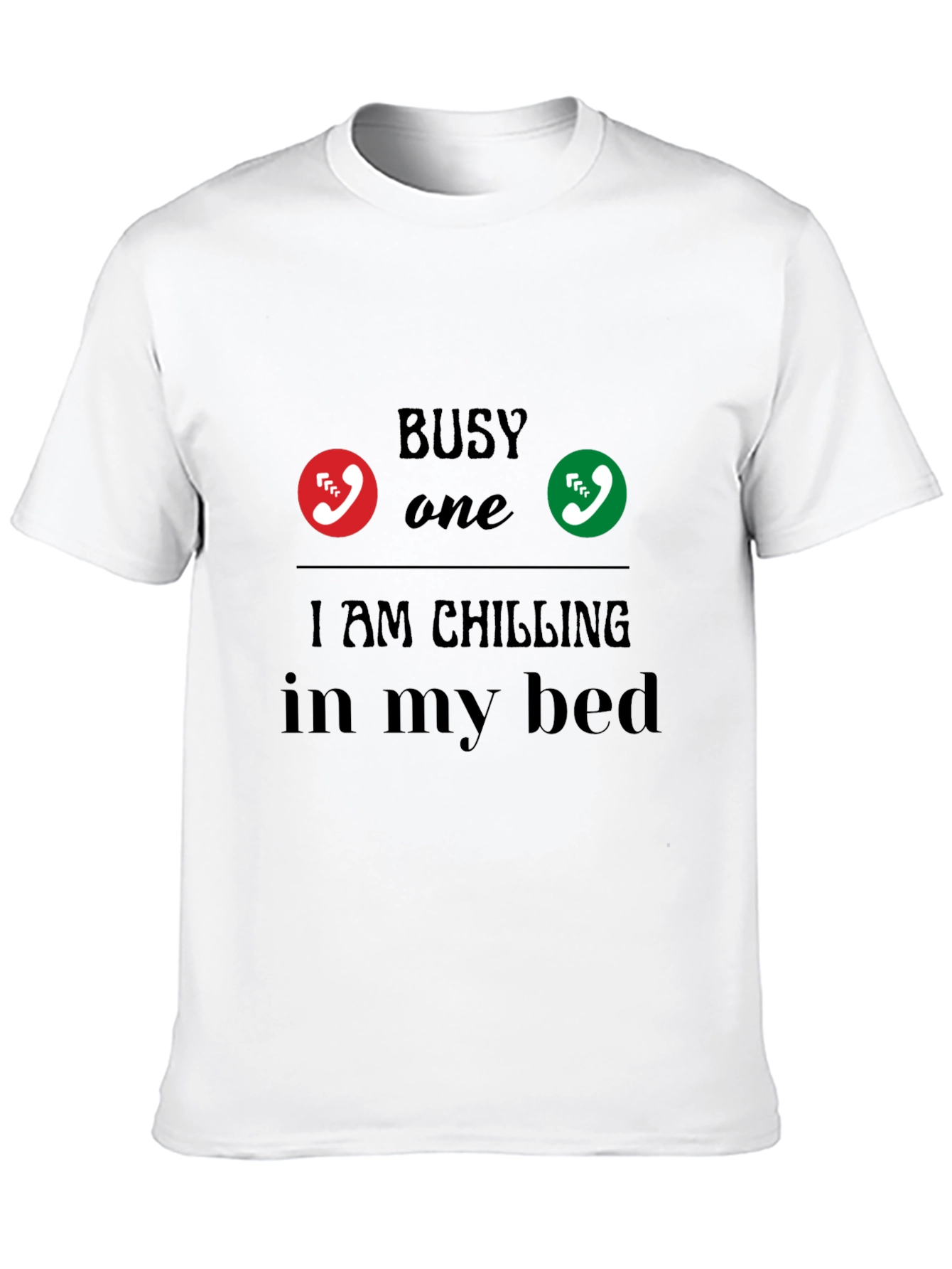 Busy Chilling in Bed Graphic Tee