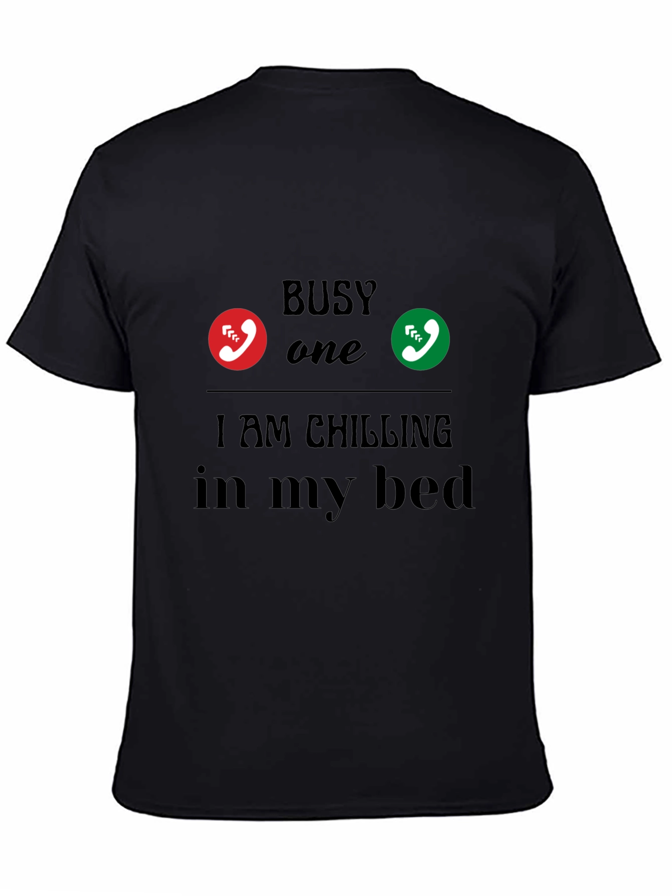 Busy Chilling in Bed Graphic Tee