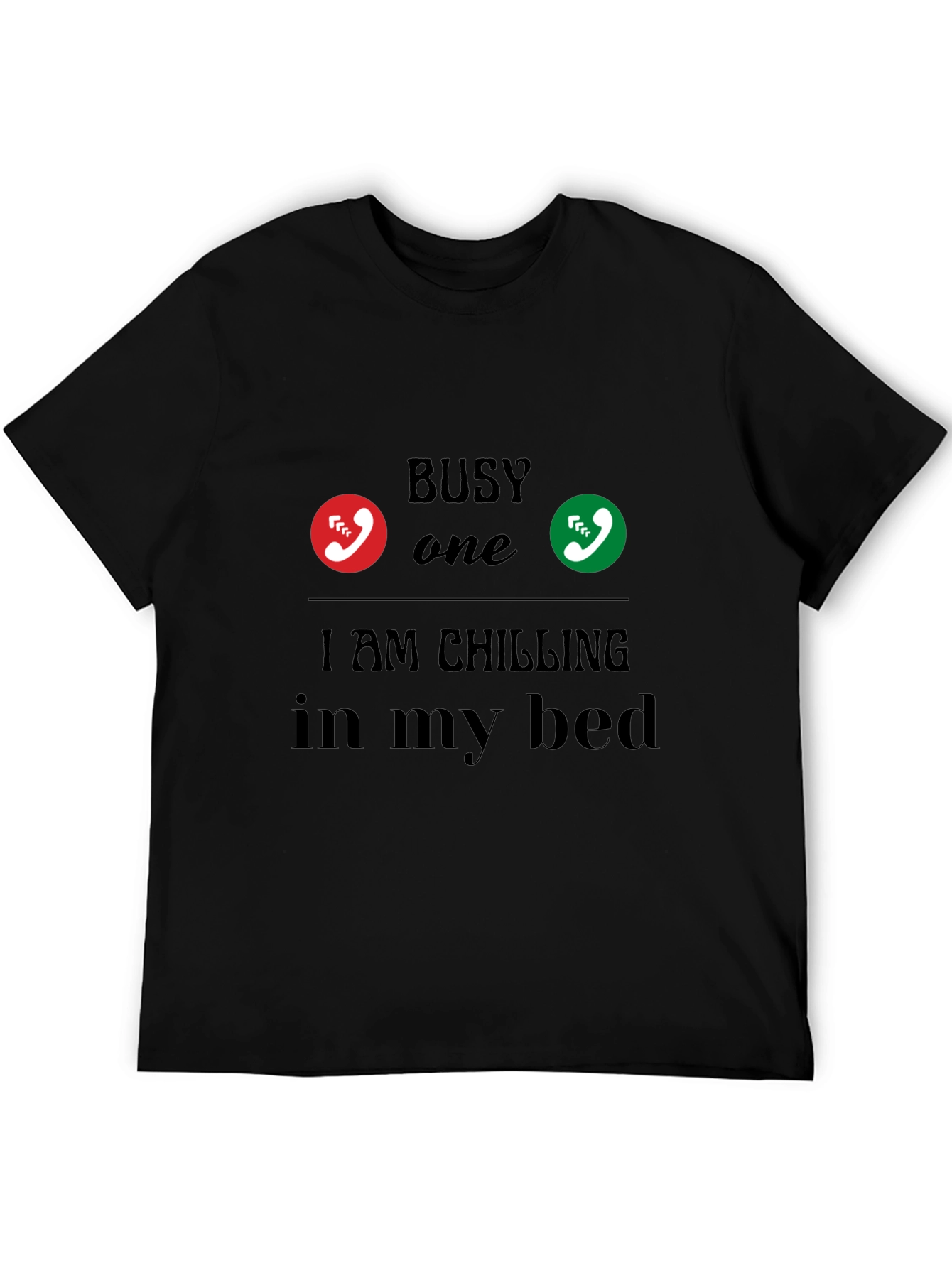 Busy Chilling in Bed Graphic Tee