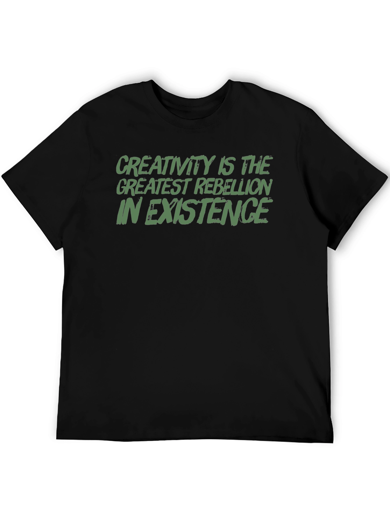 Creativity Rebellion Graphic Tee - Mens Black T-Shirt