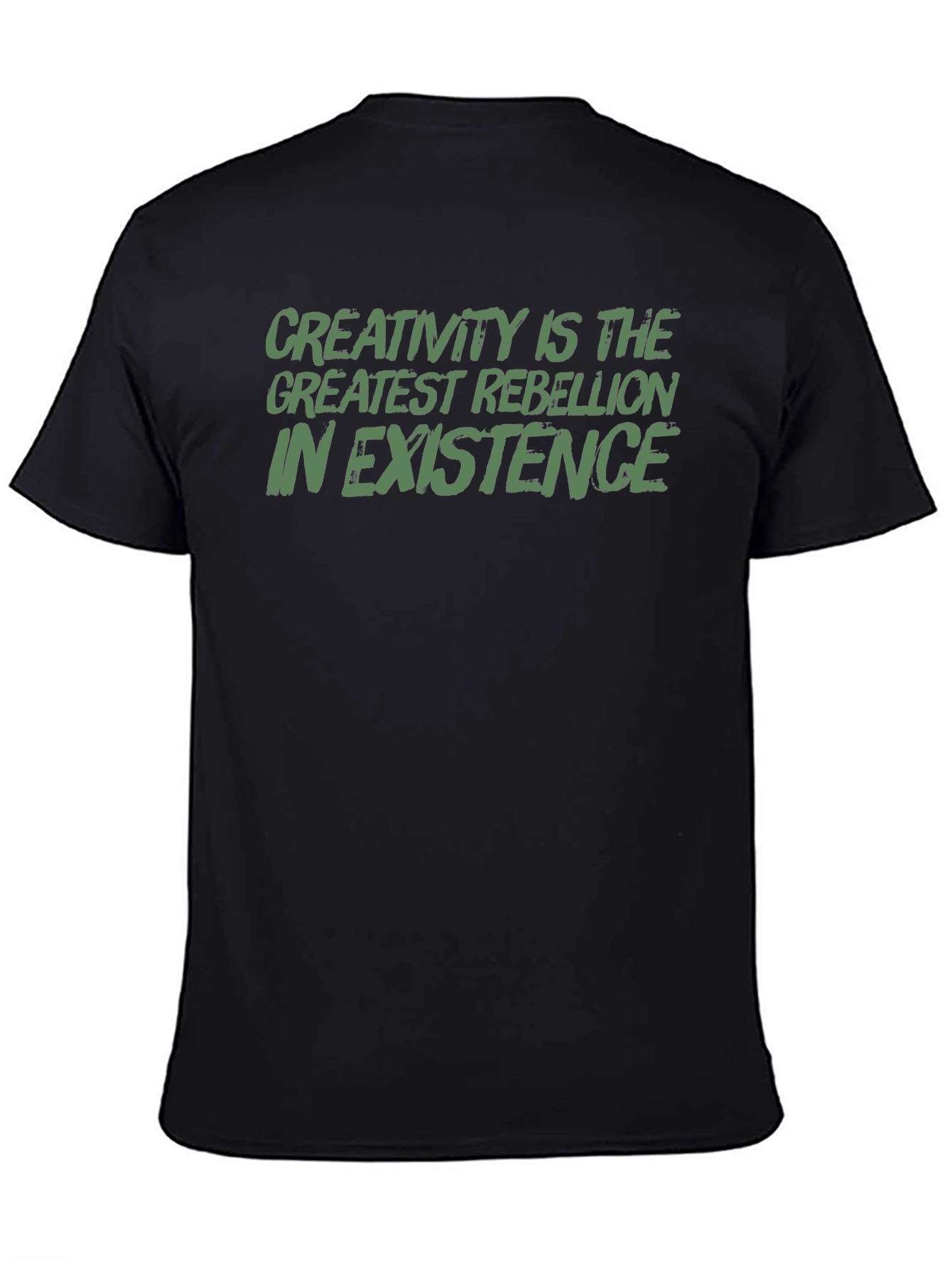 Creativity Rebellion Graphic Tee - Mens Black T-Shirt