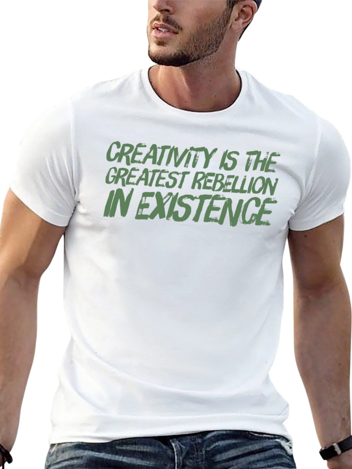 Creativity Rebellion Graphic Tee - Mens Black T-Shirt