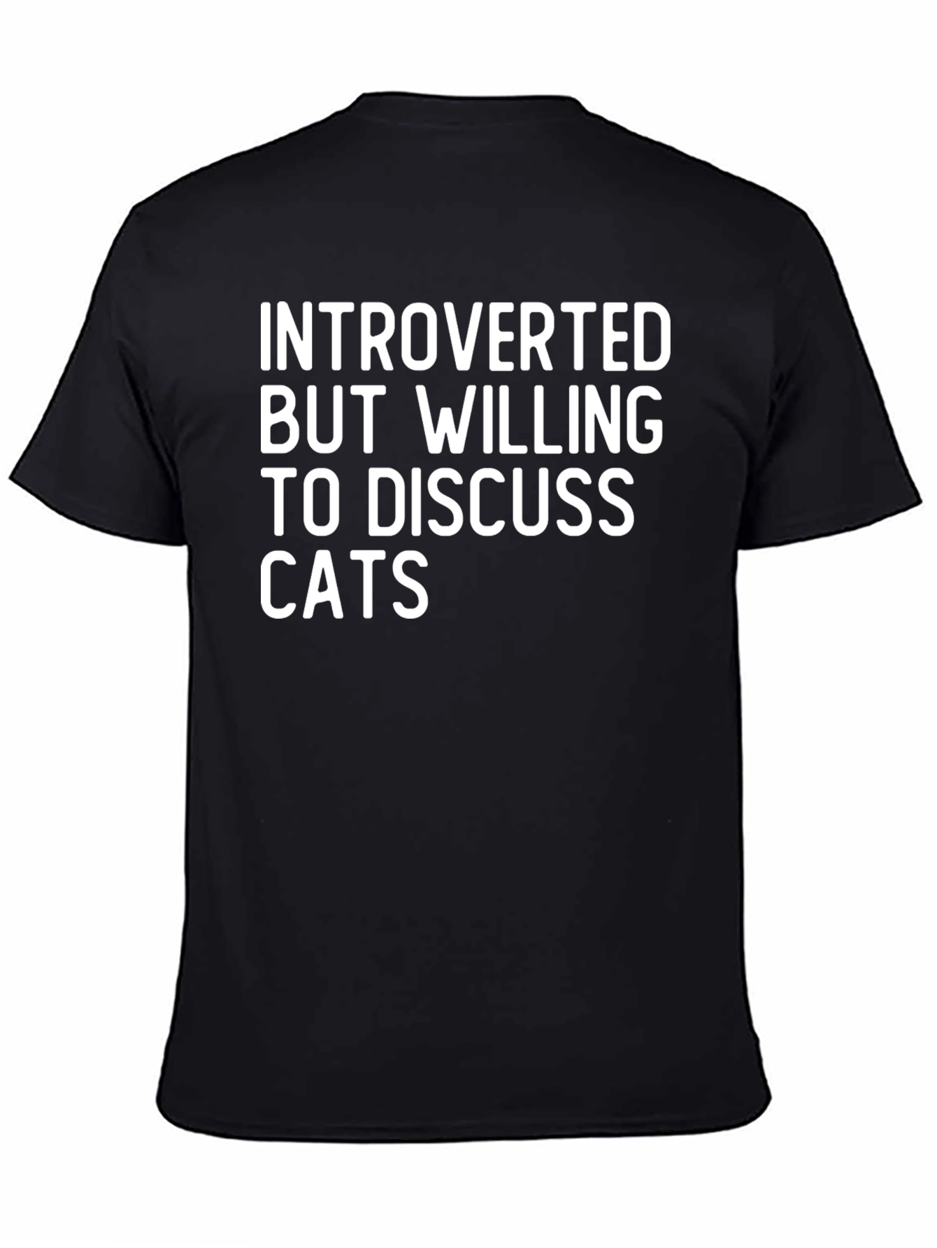 Introverted Cat Lover T-Shirt - Funny & Comfy Tee
