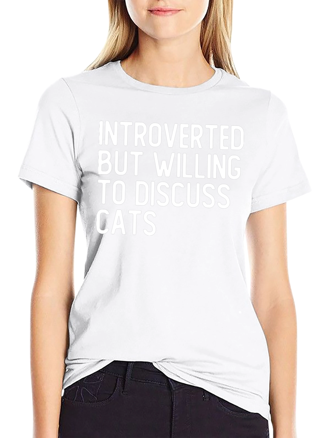 Introverted Cat Lover T-Shirt - Funny & Comfy Tee