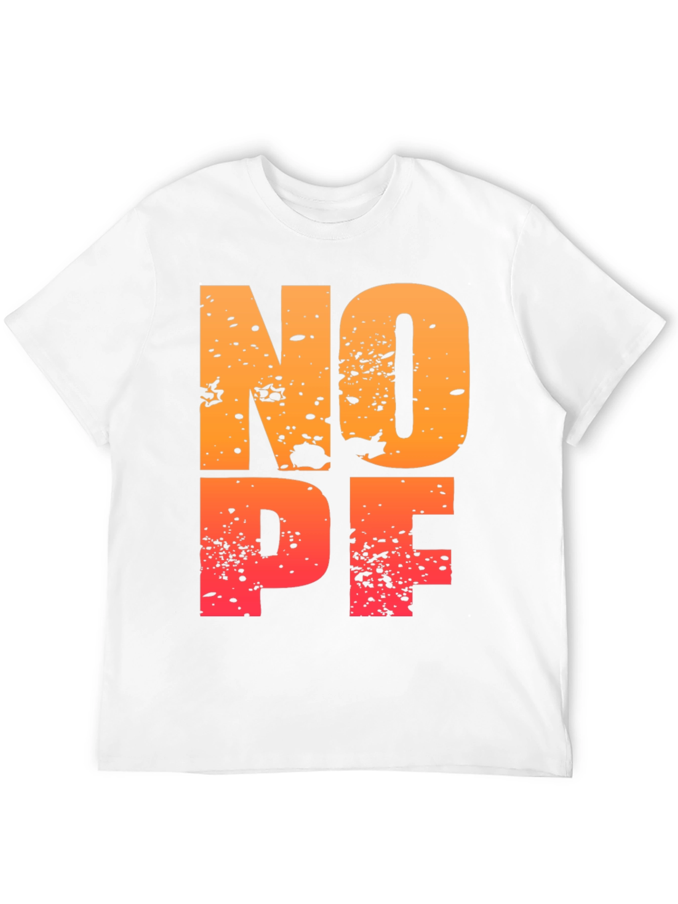 NOPE Distressed Graphic T-Shirt