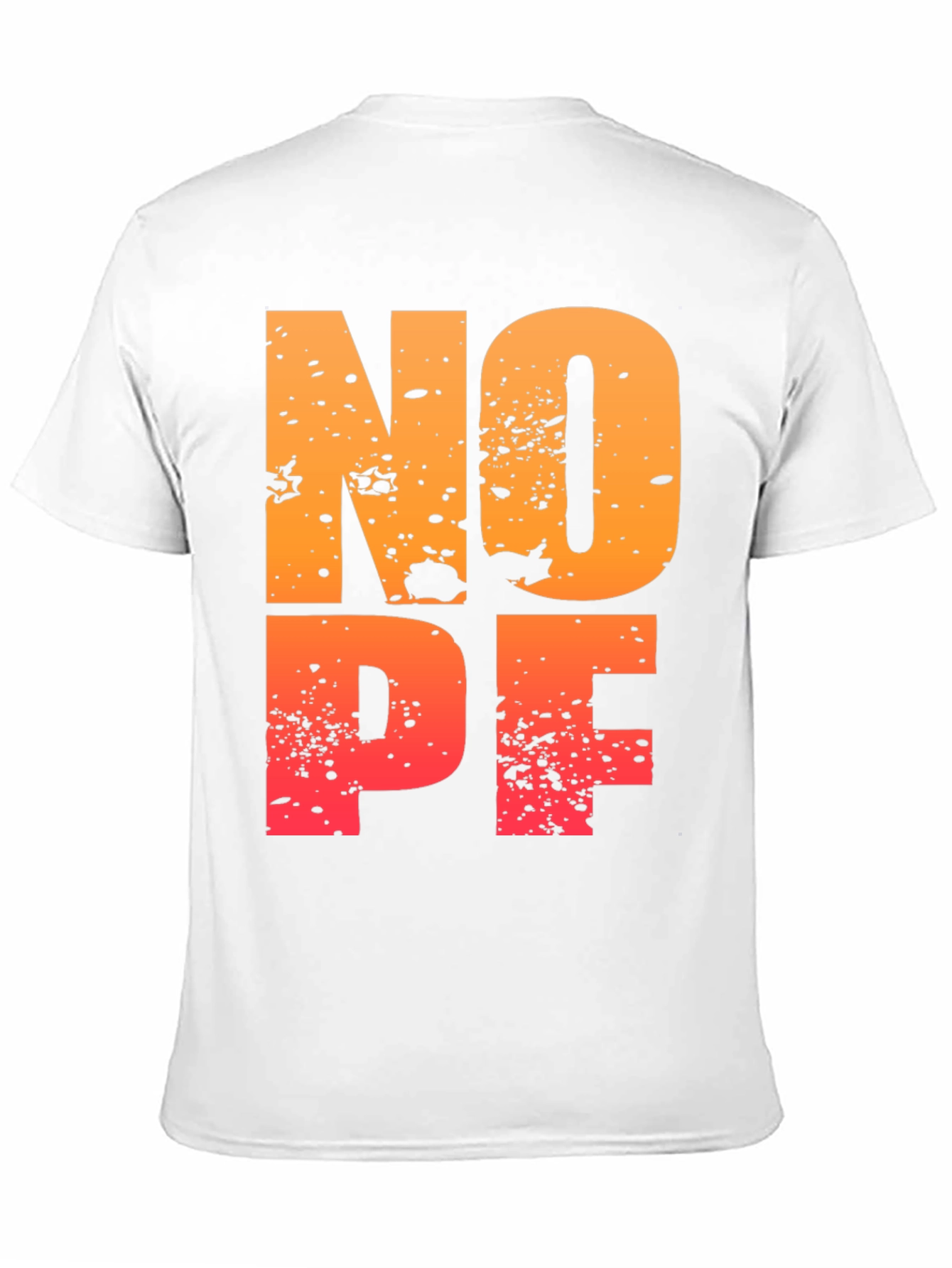 NOPE Distressed Graphic T-Shirt