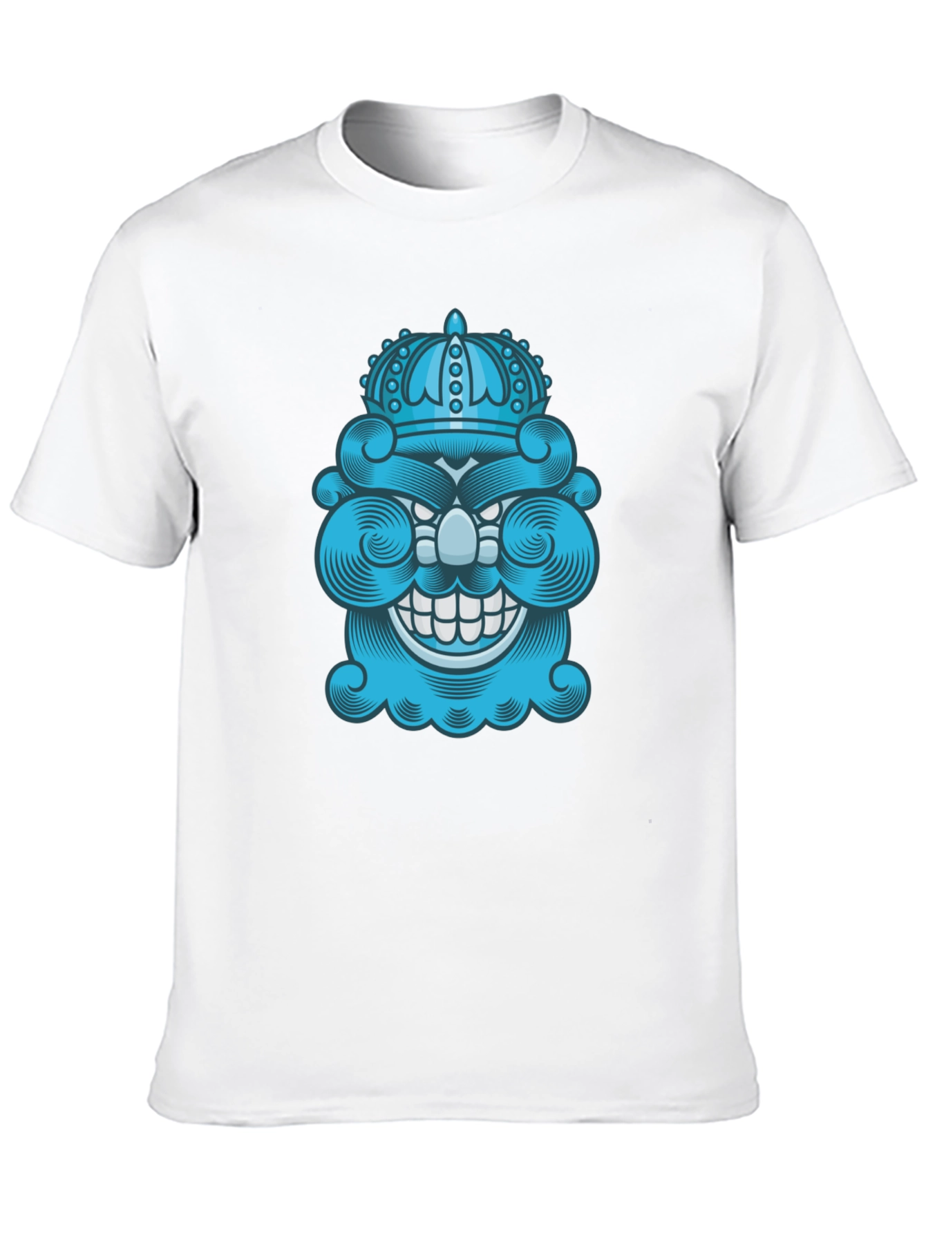 King Grin Graphic Tee - Quirky Mens Shirt