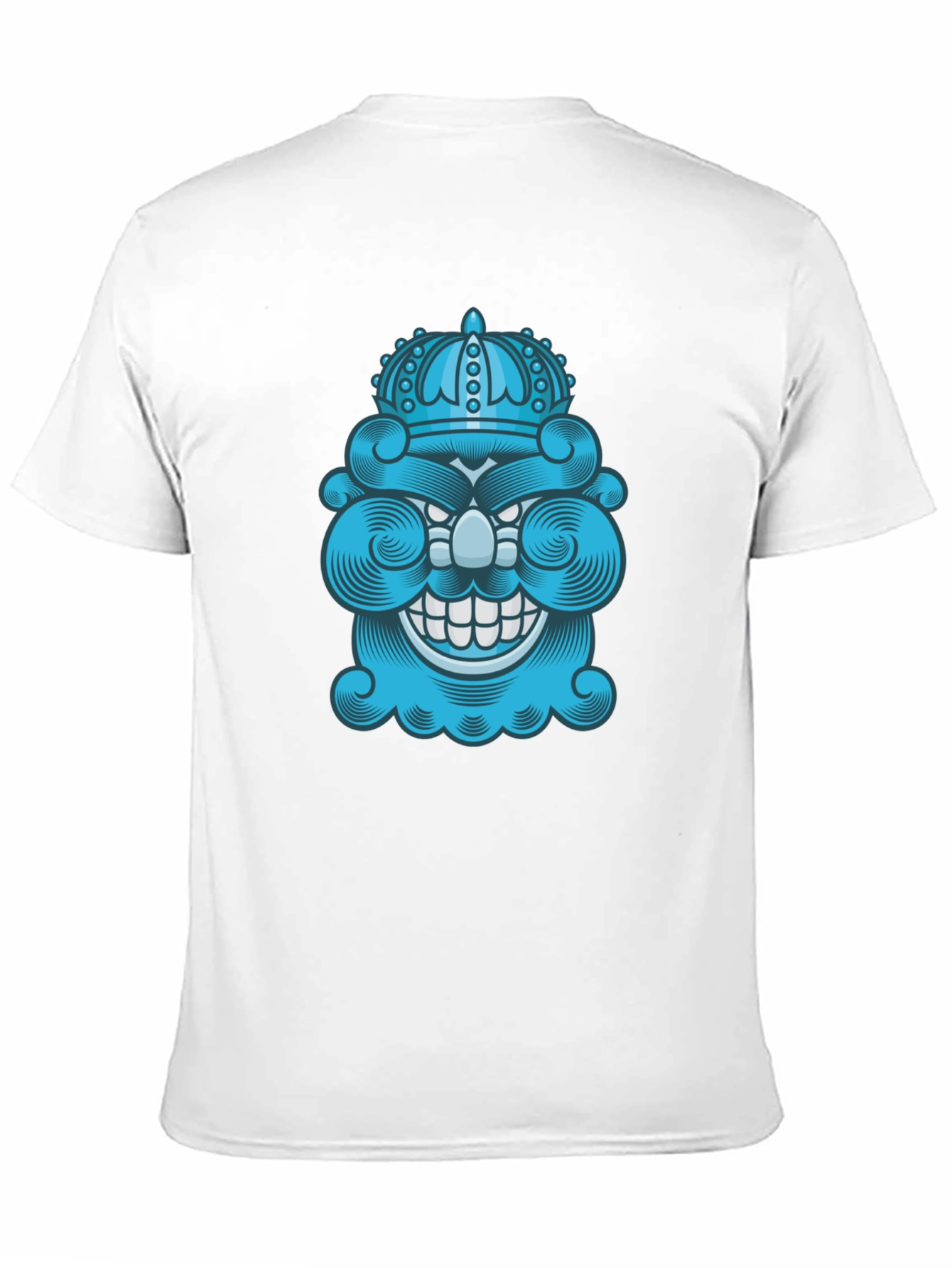 King Grin Graphic Tee - Quirky Mens Shirt