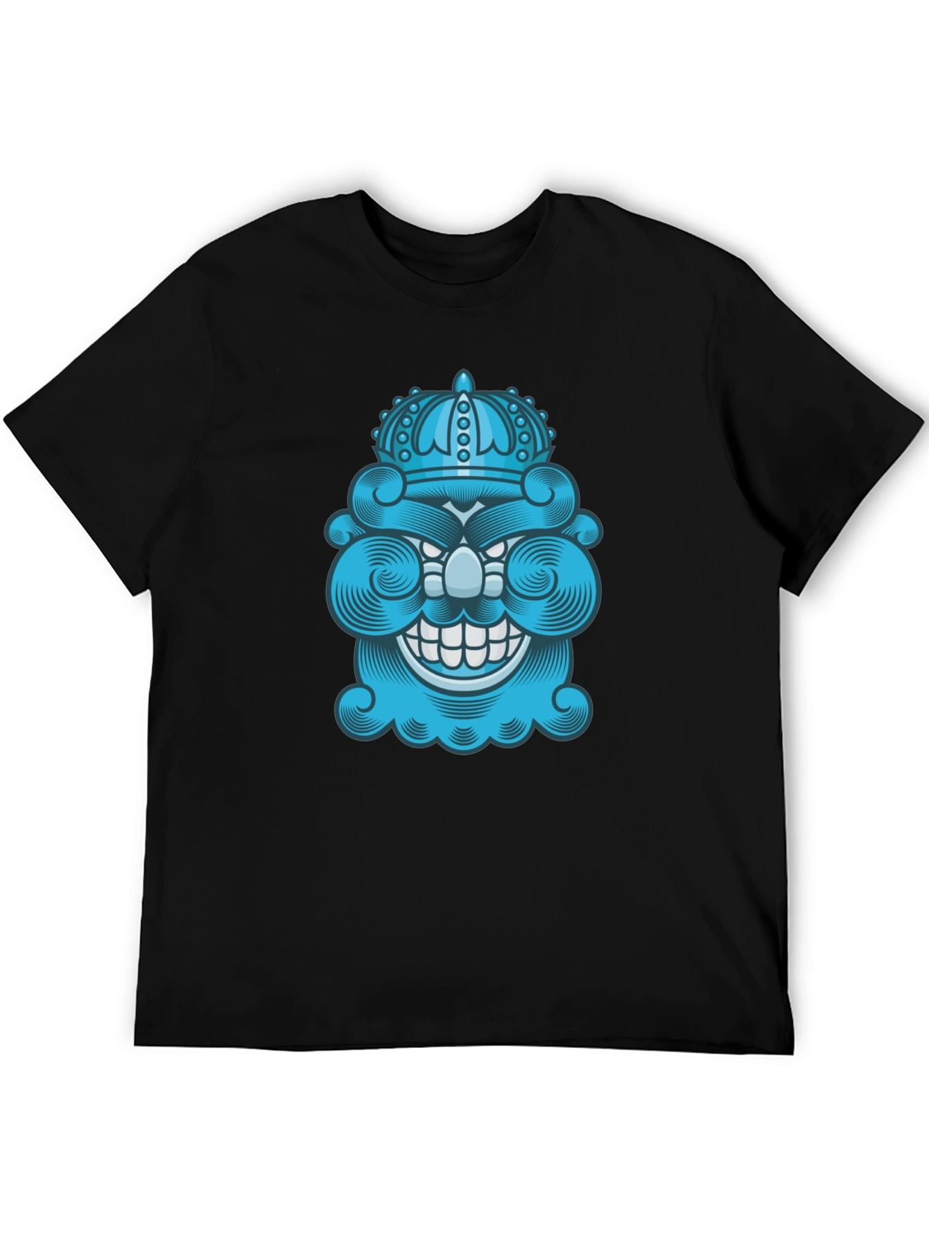 King Grin Graphic Tee - Quirky Mens Shirt