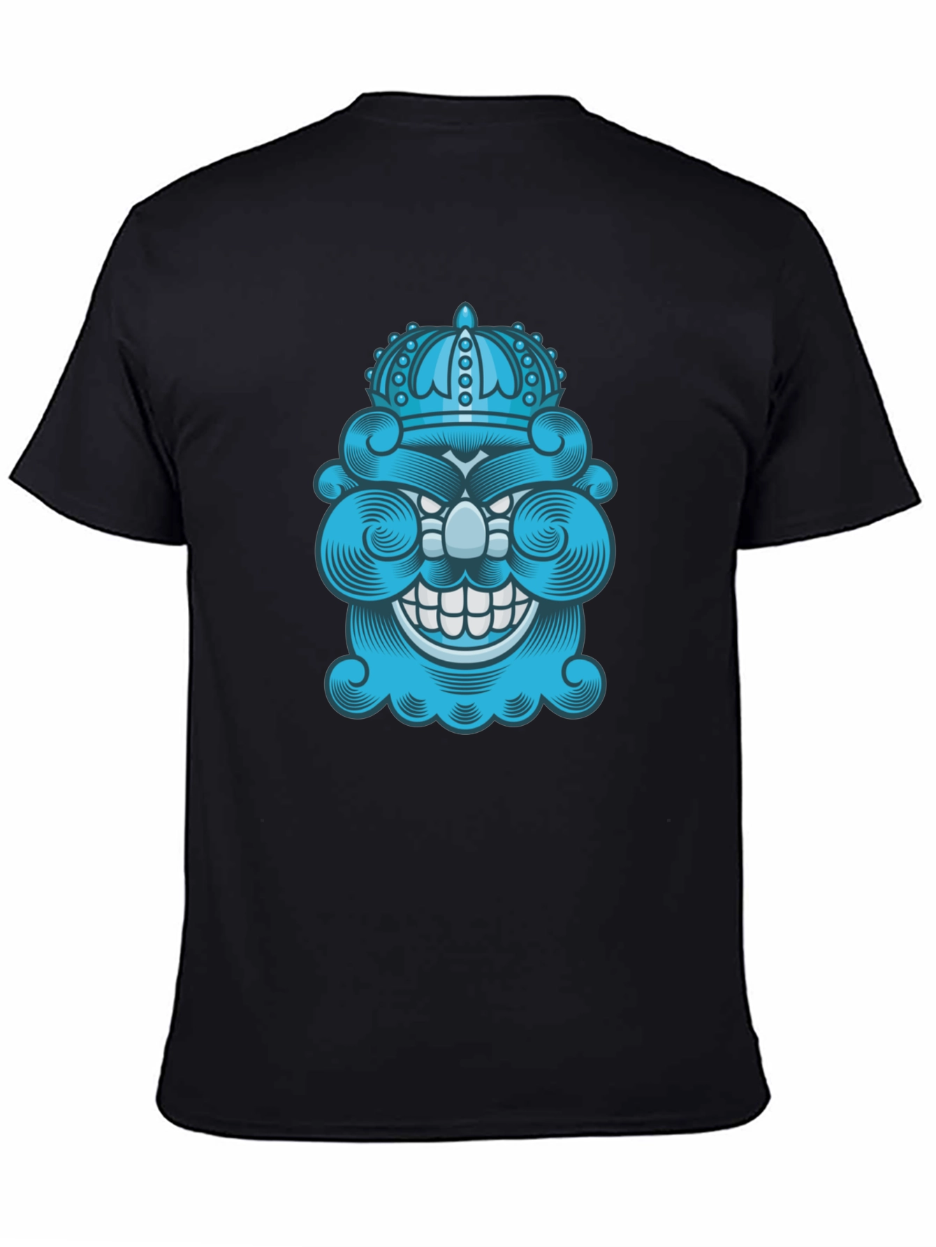 King Grin Graphic Tee - Quirky Mens Shirt