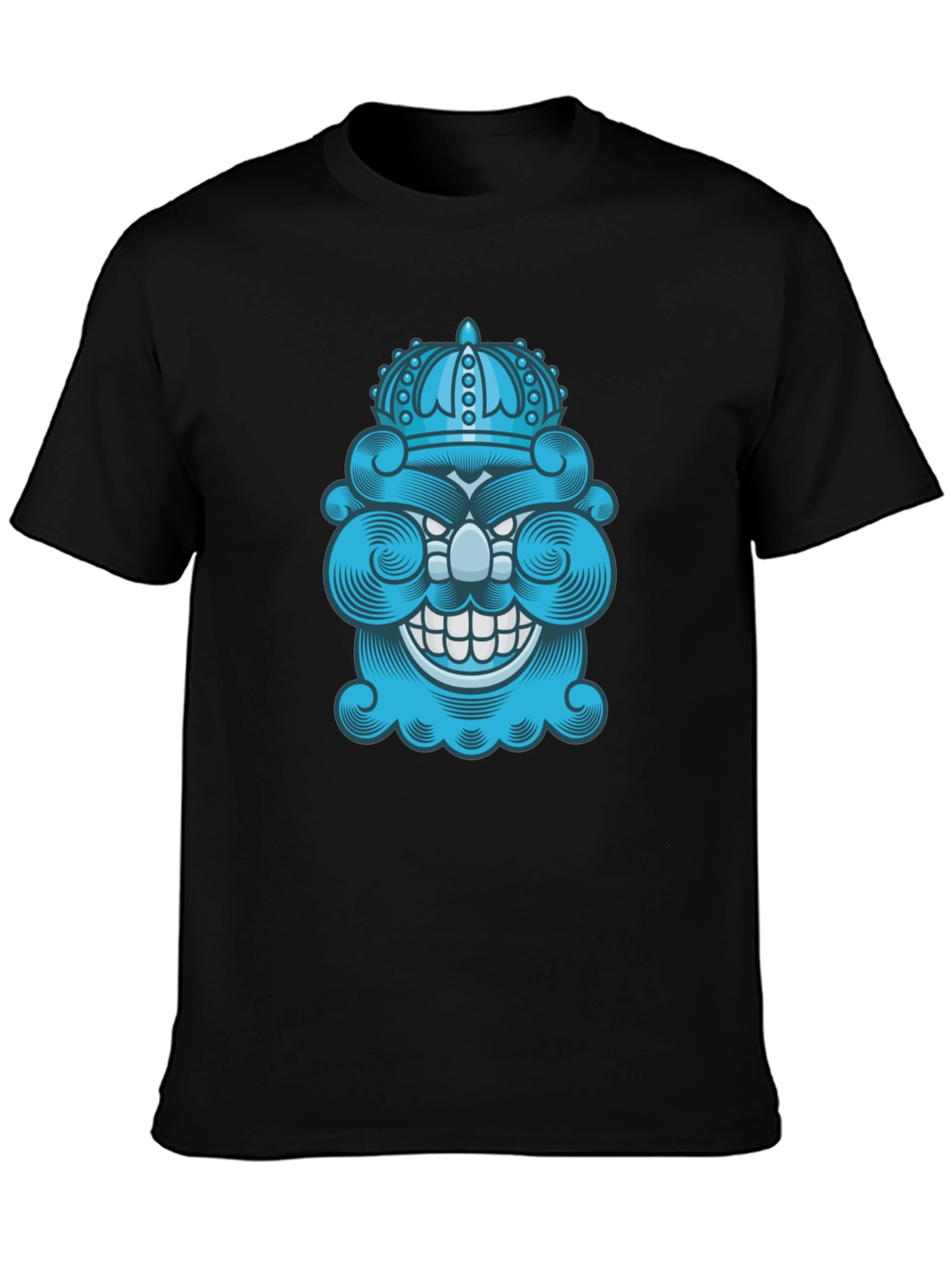 King Grin Graphic Tee - Quirky Mens Shirt