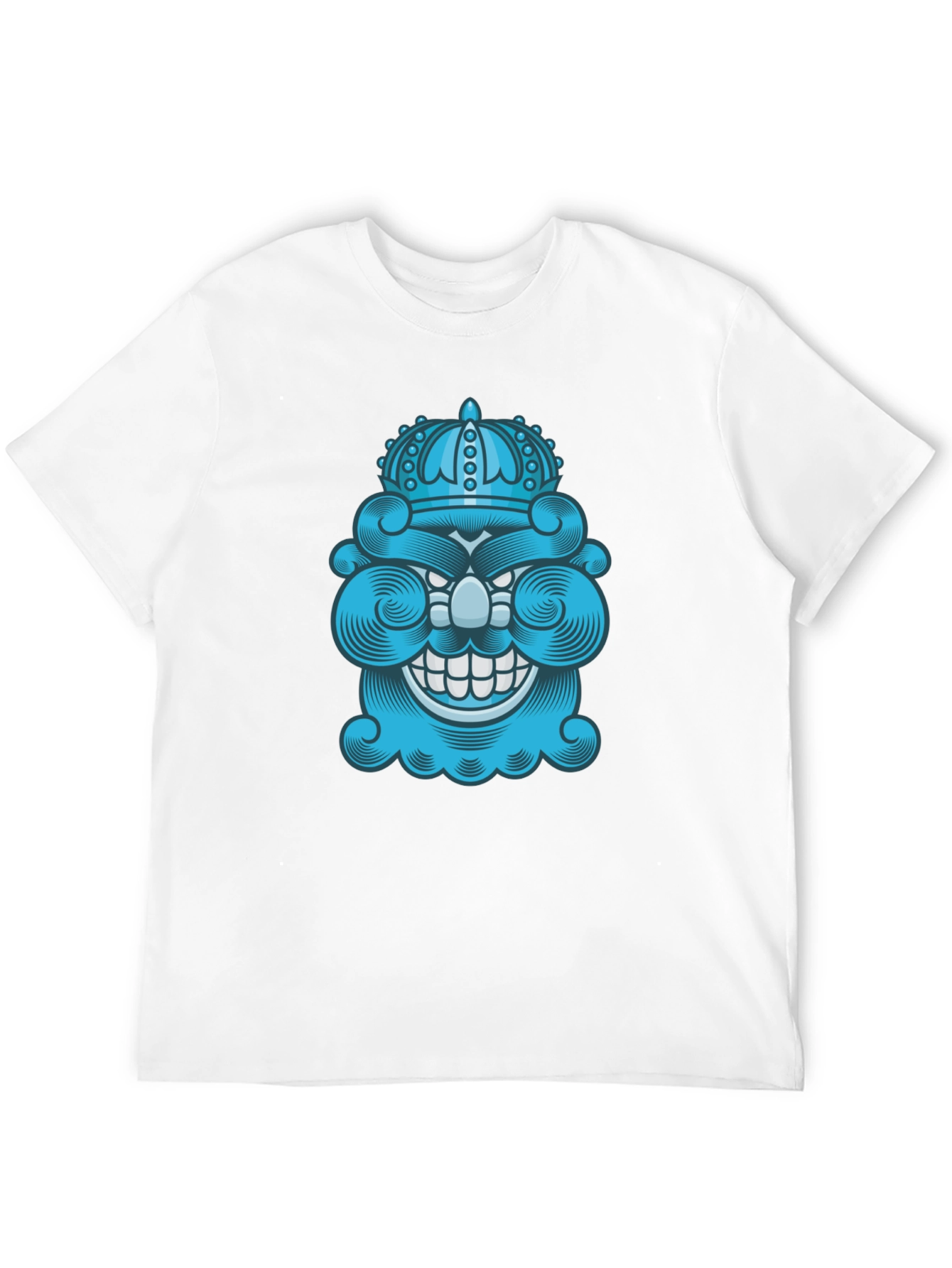 King Grin Graphic Tee - Quirky Mens Shirt
