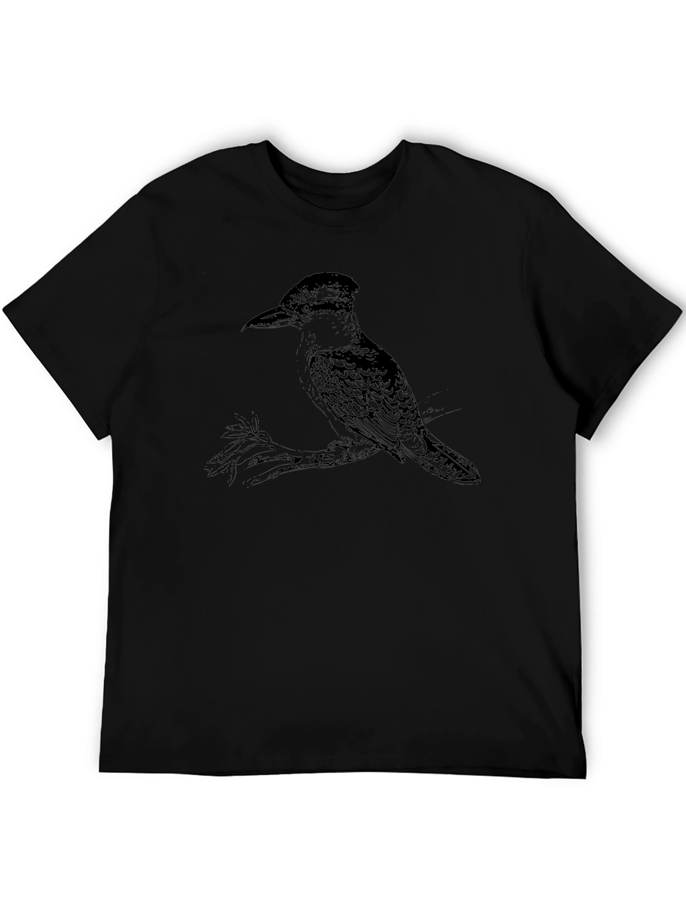 Black Kookaburra Bird Graphic Tee