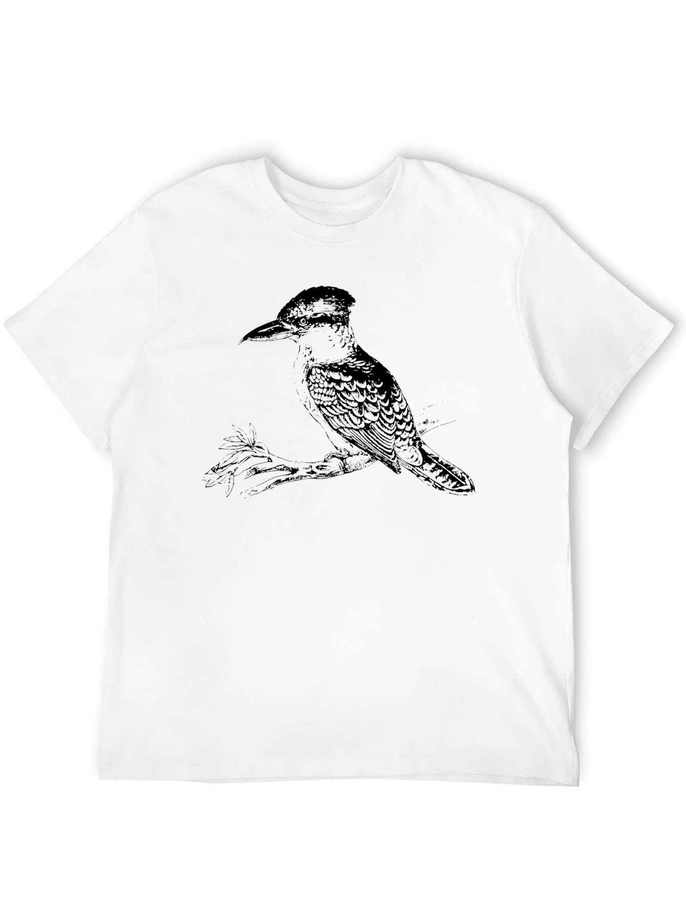 Black Kookaburra Bird Graphic Tee