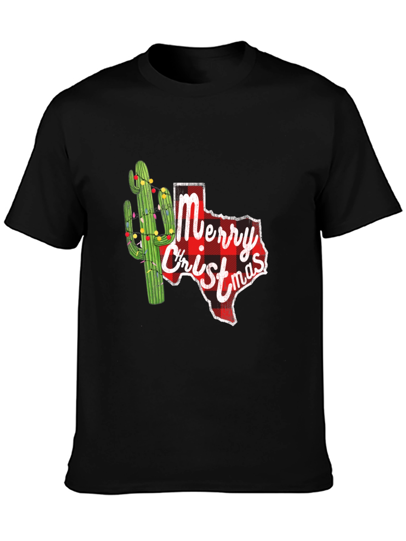 Texas Christmas Cactus Graphic Tee