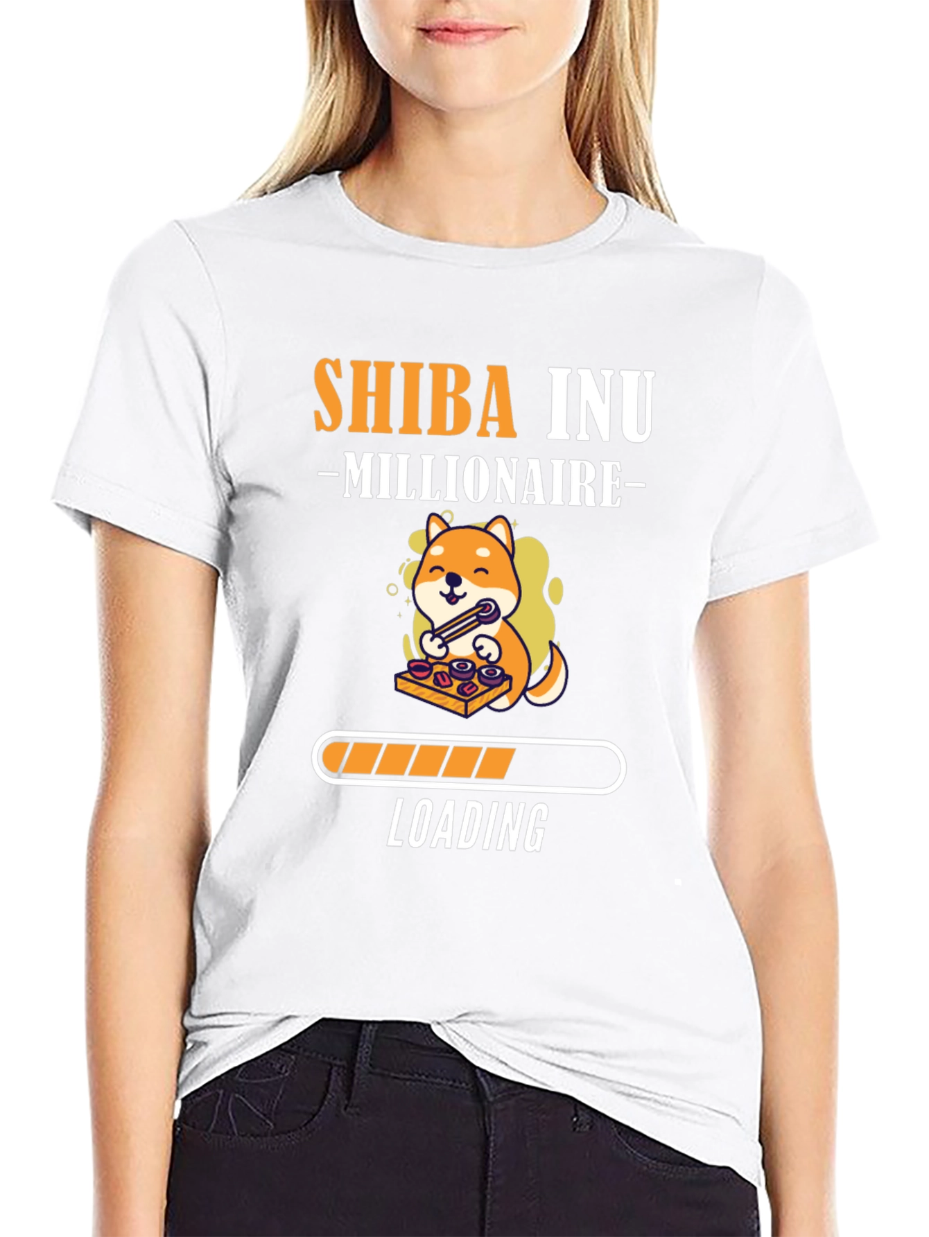 Shiba Inu Millionaire Loading T-Shirt
