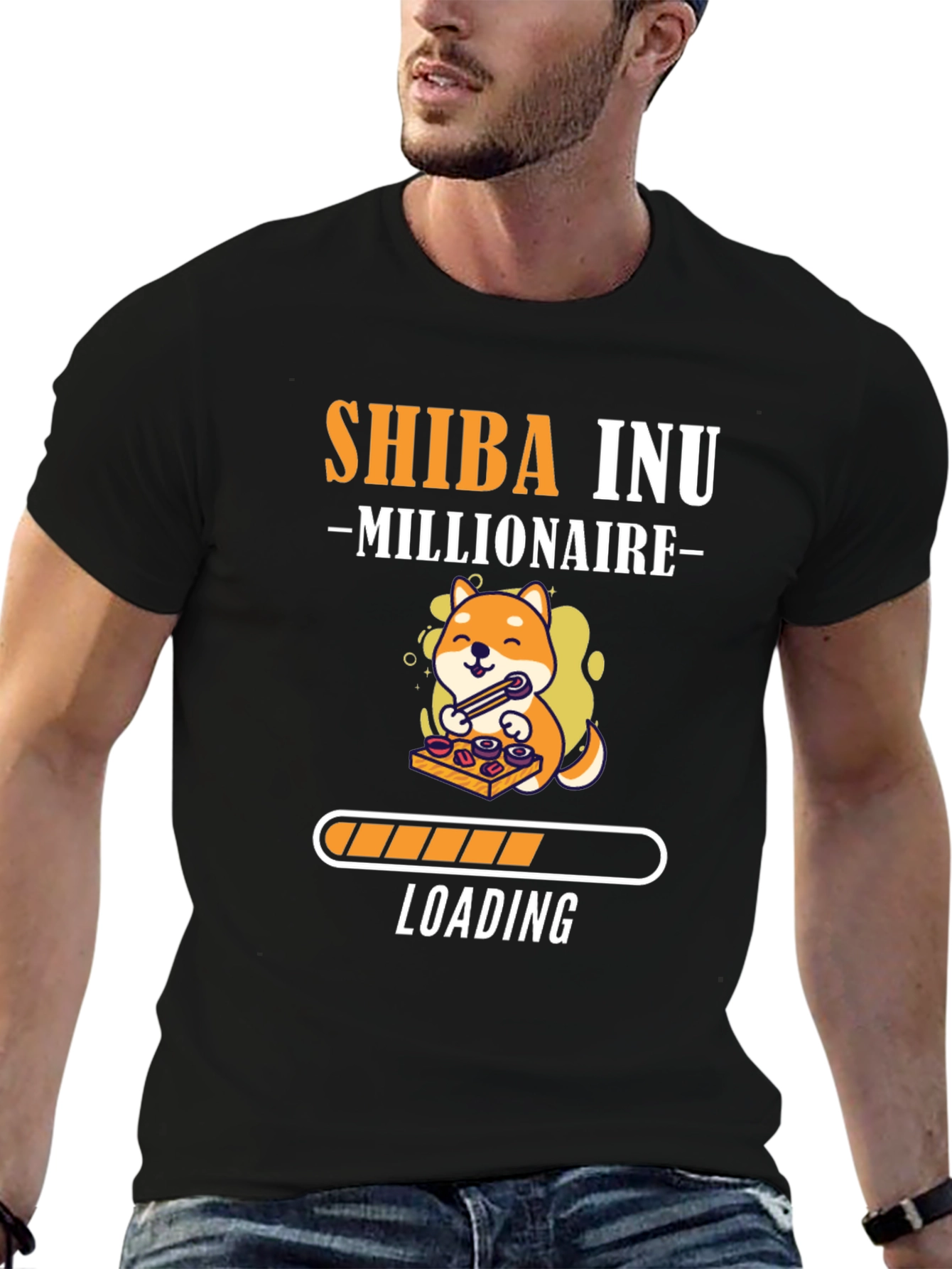 Shiba Inu Millionaire Loading T-Shirt