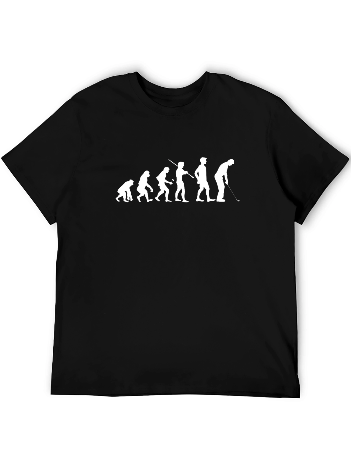 Evolution of Golfing T-Shirt - Funny Tee